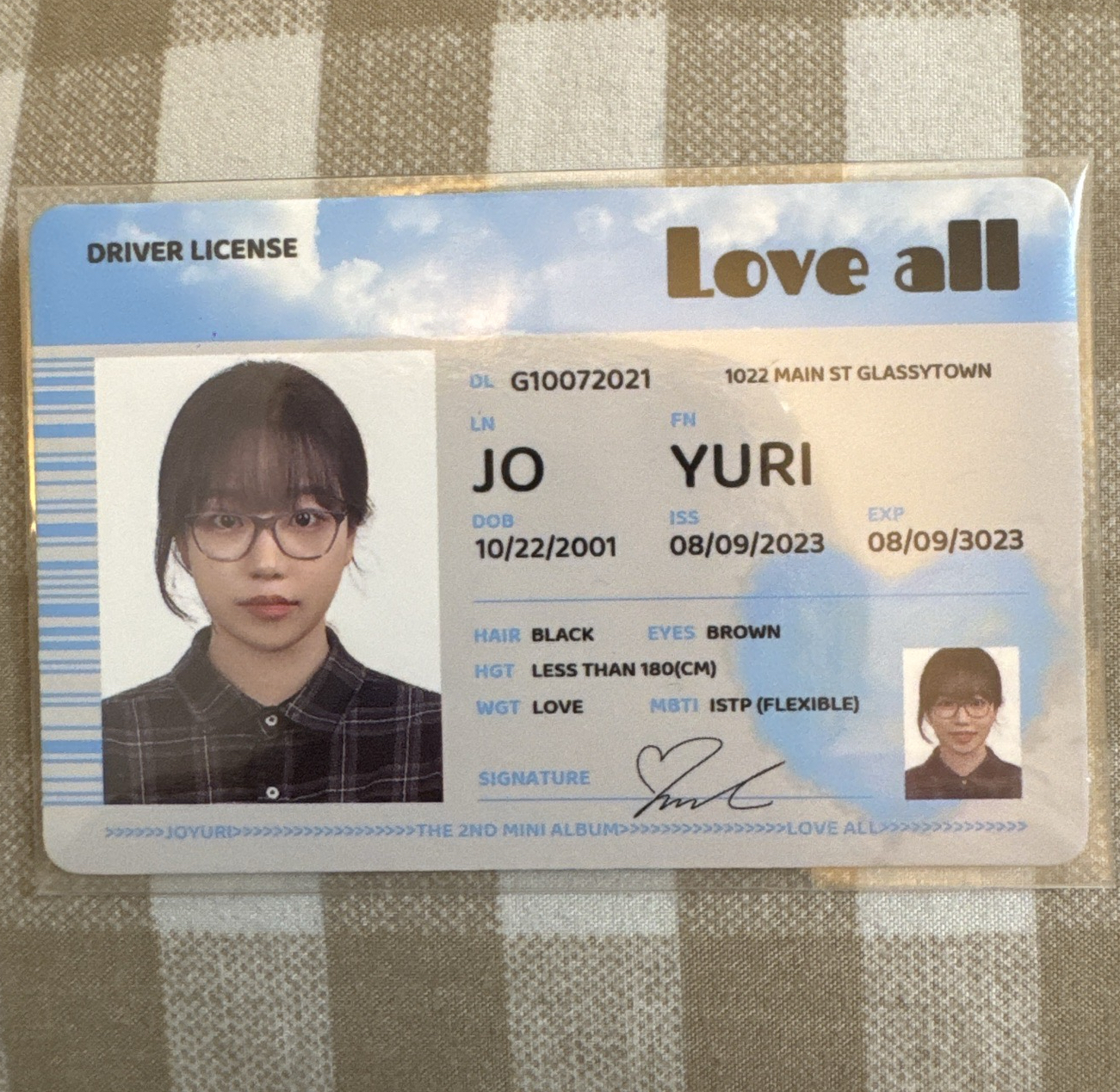 曹柔理 love all專卡 駕照