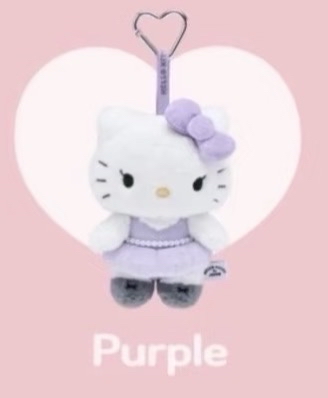 jisoo x hello kitty 紫色