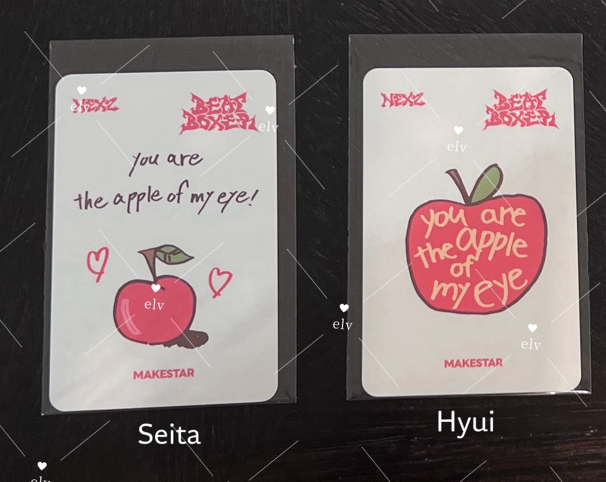 NEXZ蘋果特典卡🍎