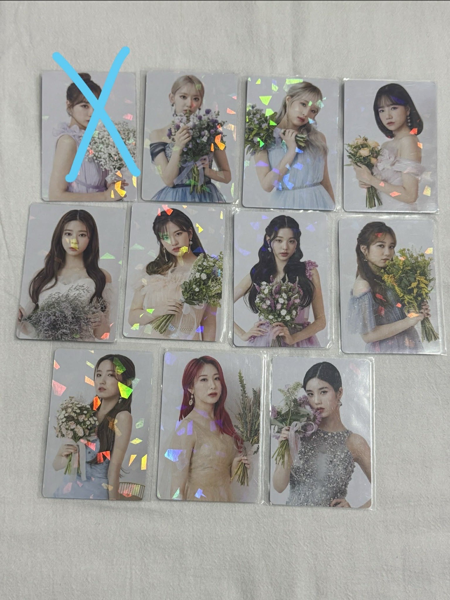 SURPR*IZ 周邊卡 捧花閃卡10張（少惠元 采源