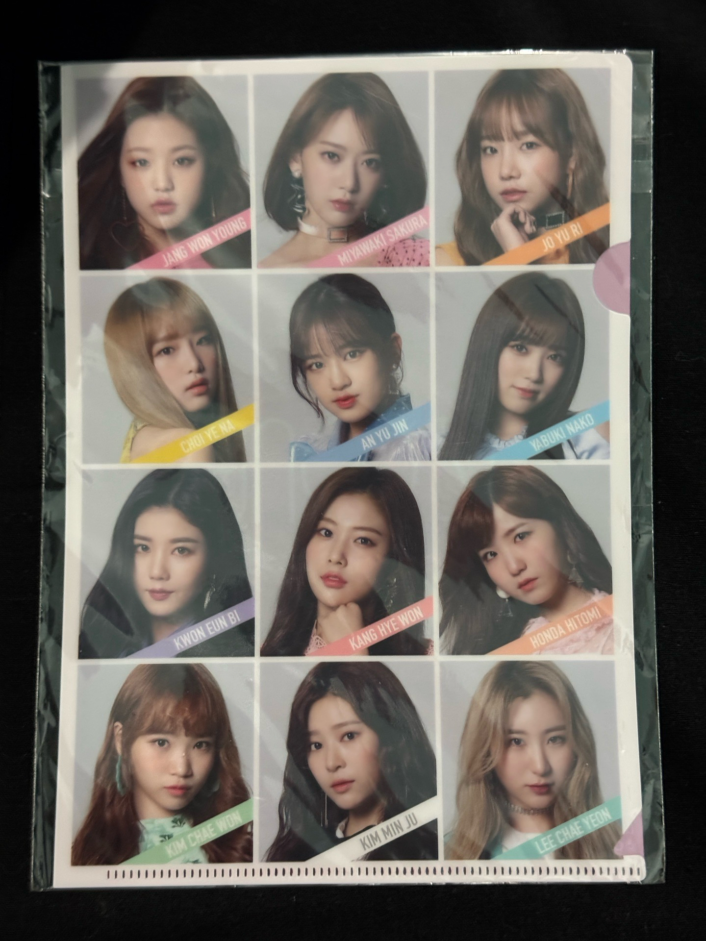 iz*one 日周 團體文件夾 全新未拆