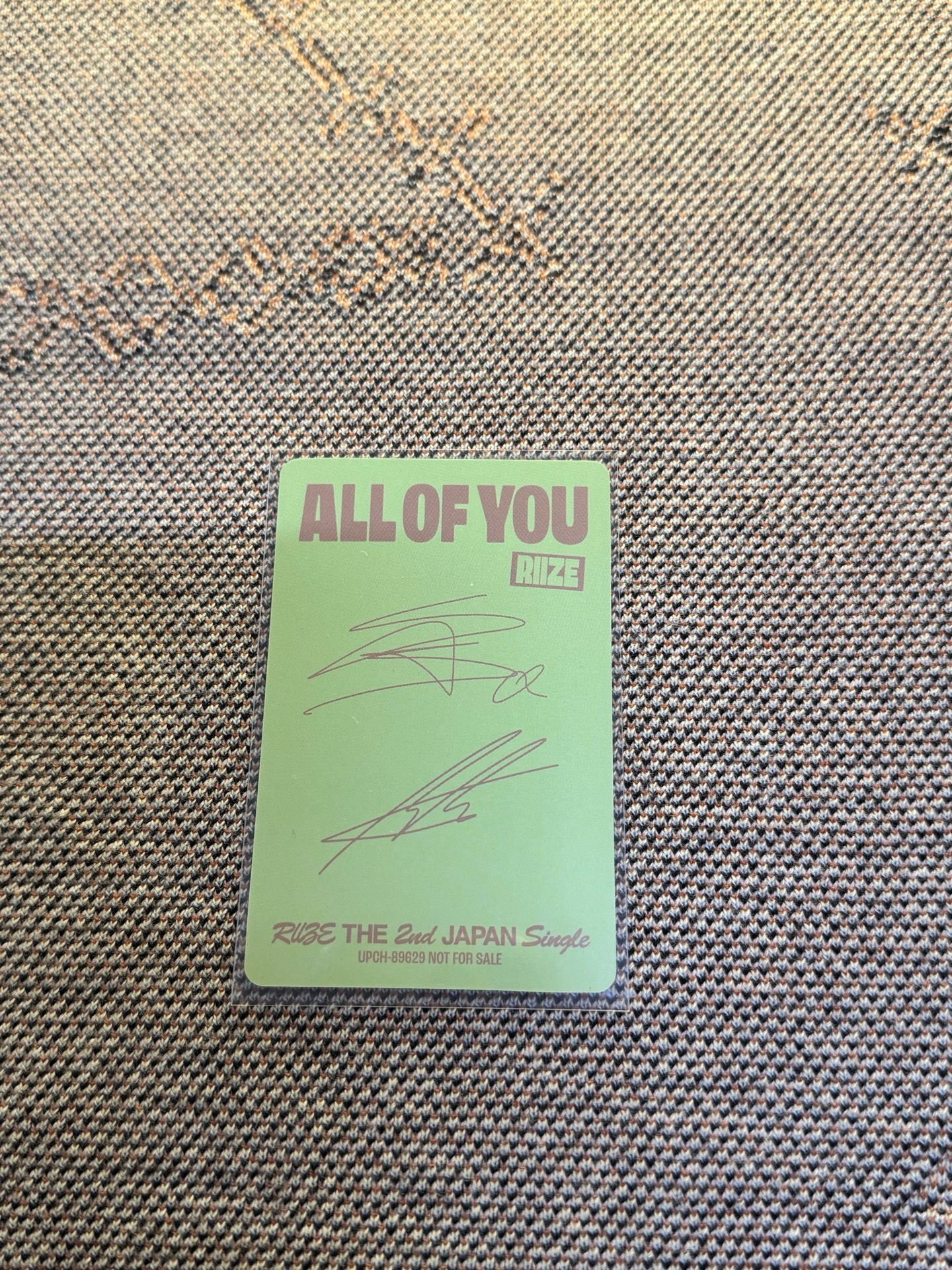 All of You 專卡與特典