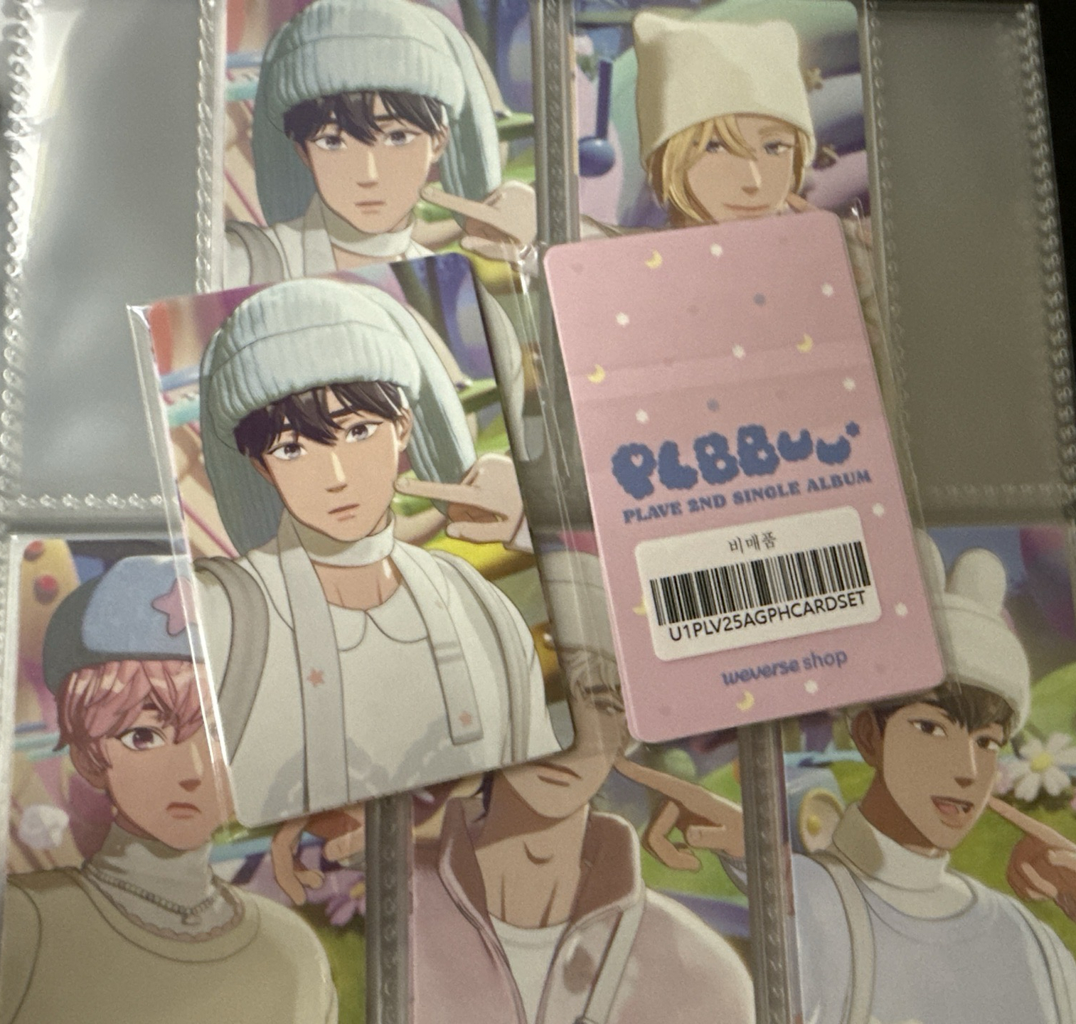 Plave wvs特典卡一套