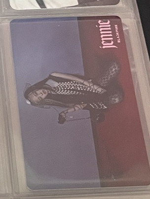 BLACKPINK JENNIE HYLT 環球 特典卡 多帶五 