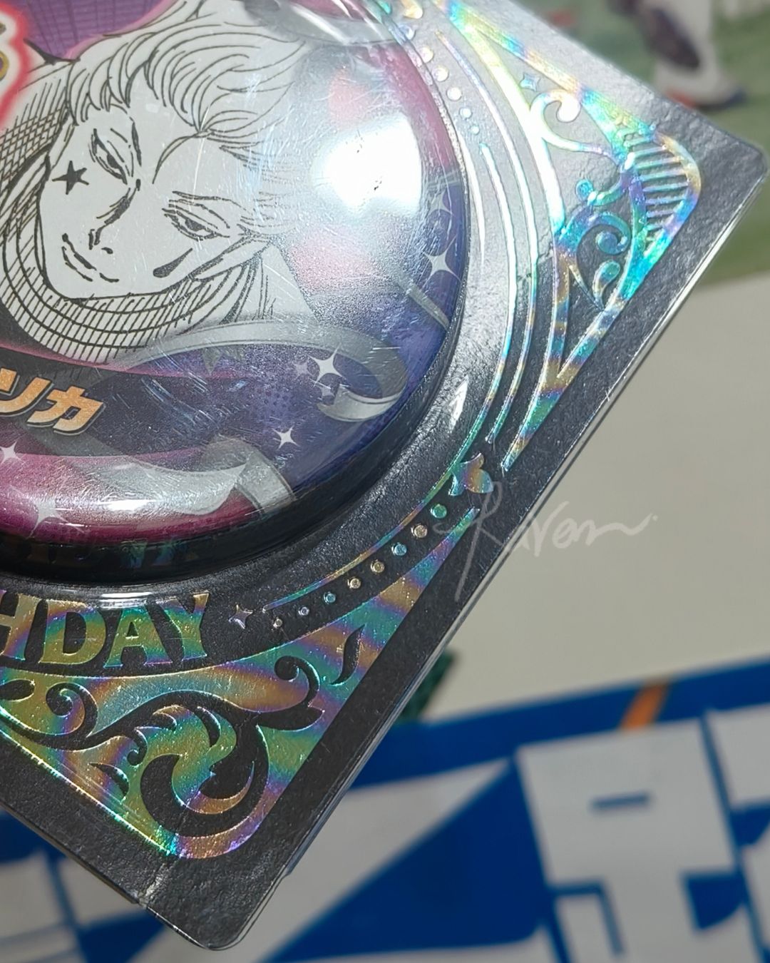 JS獵人 HUNTER X HUNTER 西索 25生日徽章 日版 原畫