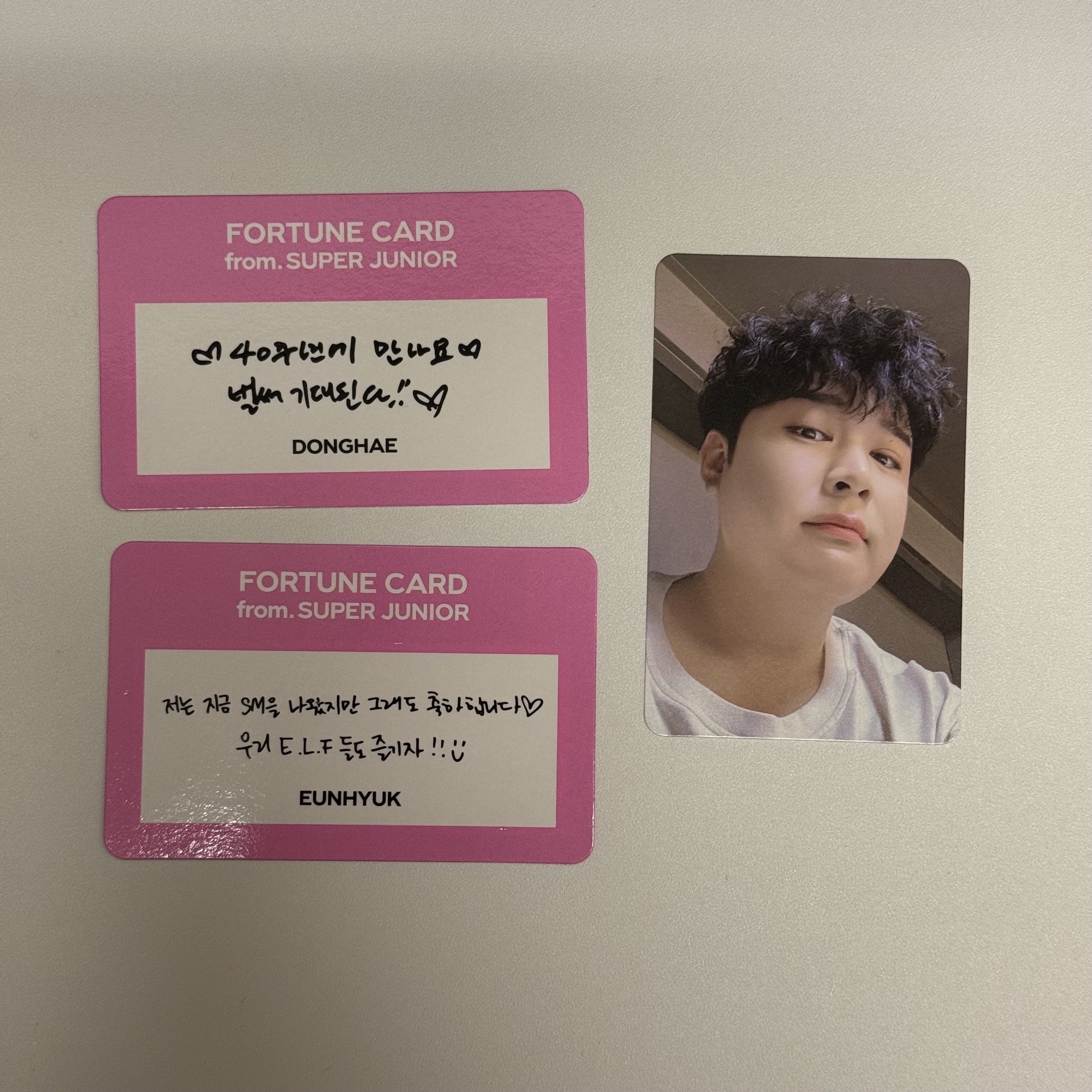 ［合售］ SUPER JUNIOR SMTOWN 神童隨機卡+銀赫字卡+東海字卡