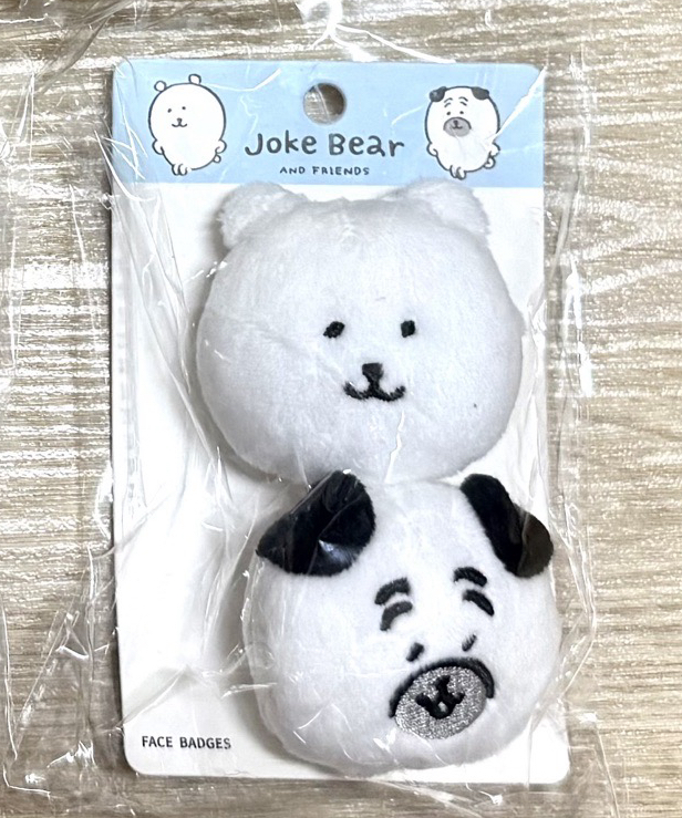 熊+八哥 毛絨大頭別針🧷