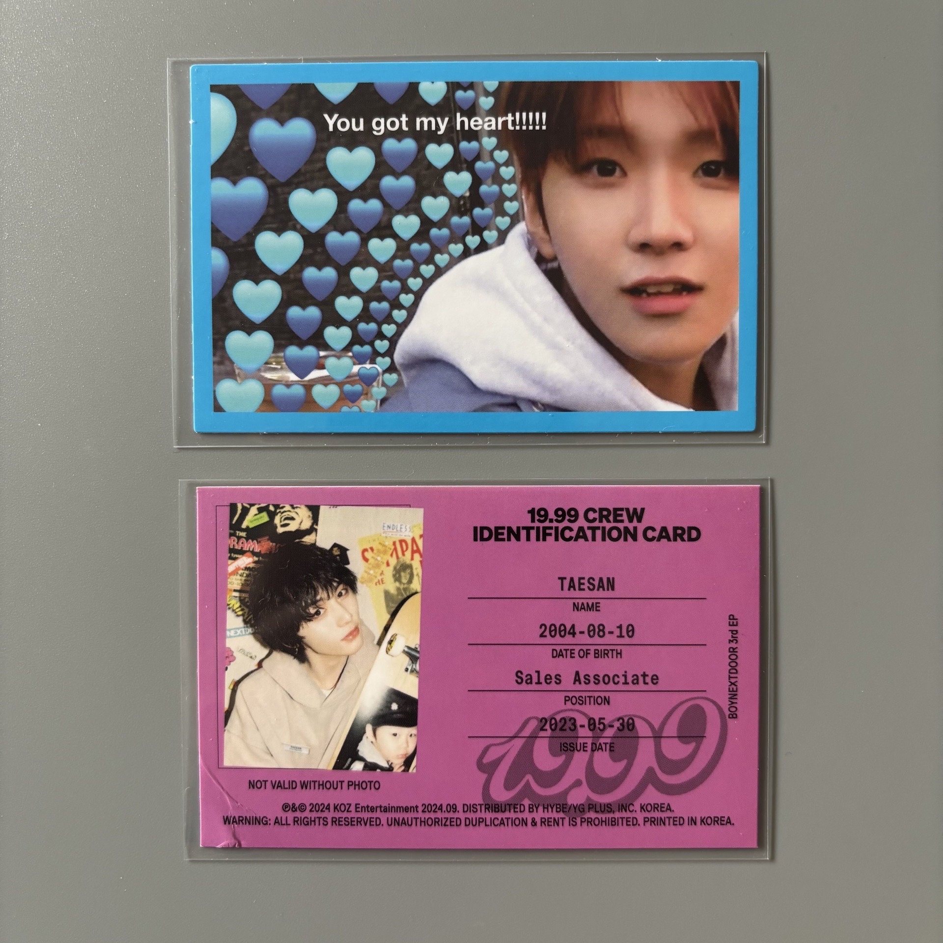 BND 專卡（兩張不拆售）