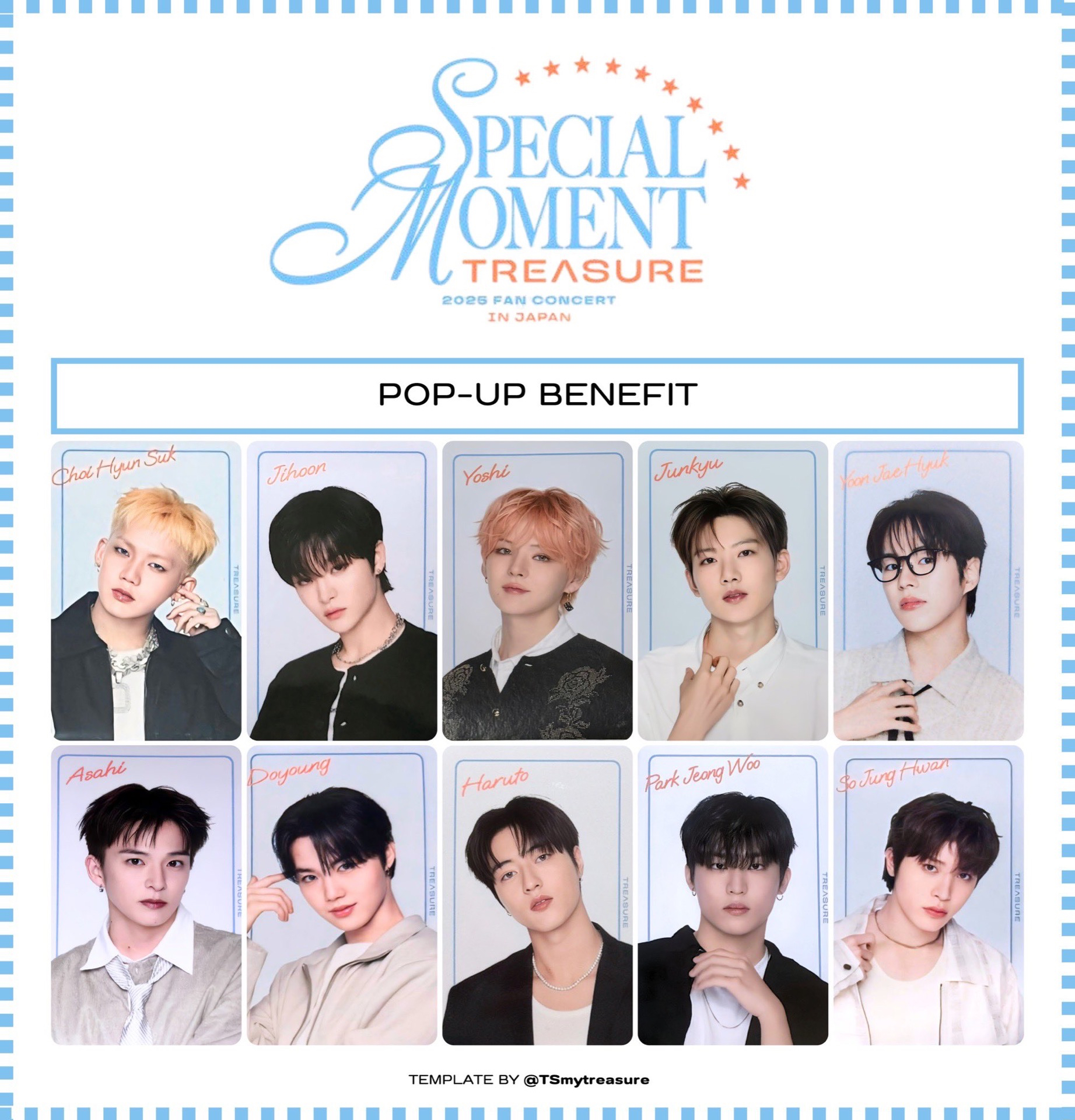 TREASURE SPECIAL MOMENT in JAPAN 快閃店滿額貼紙