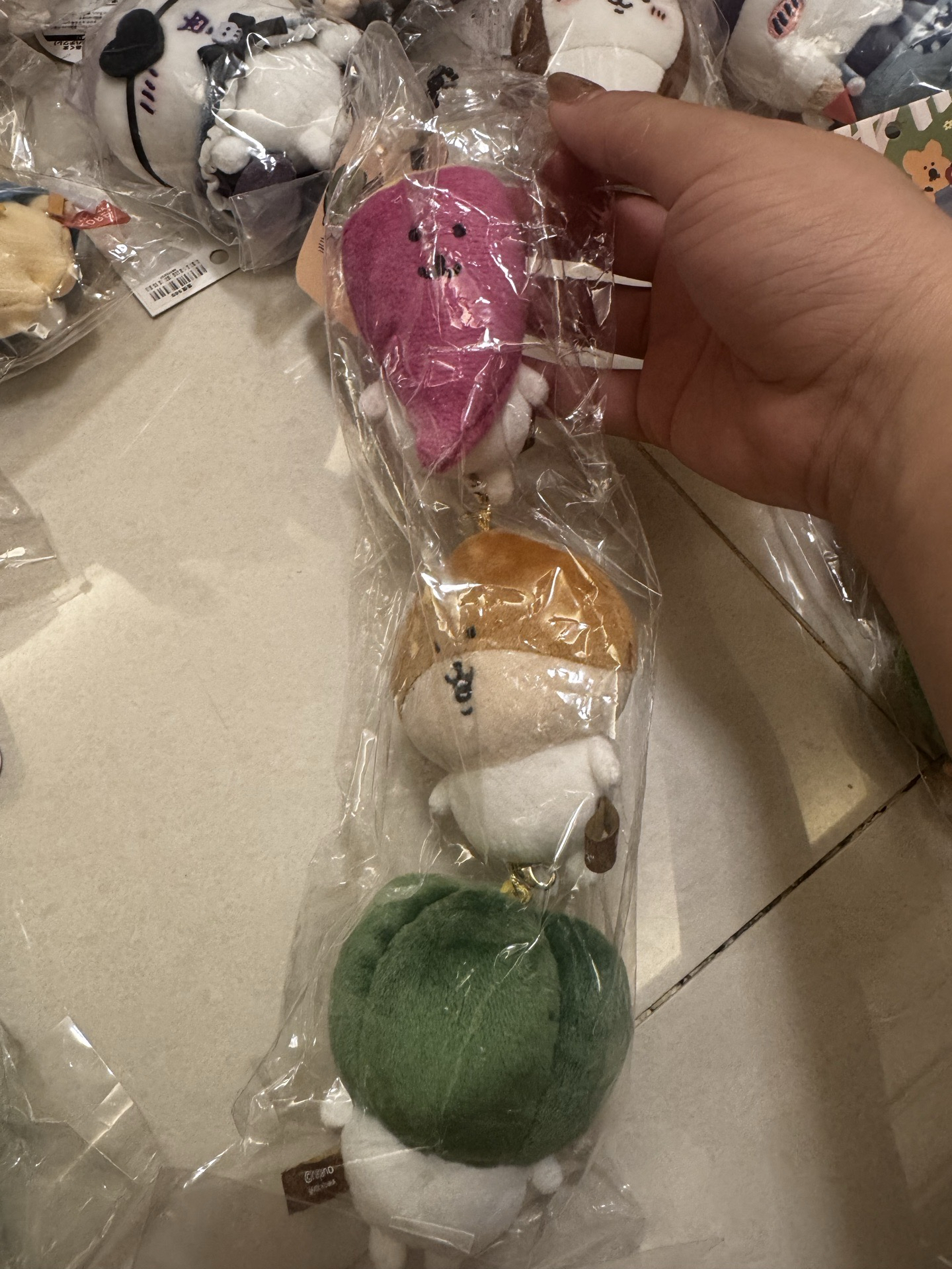 全新）吊娃 蔬菜串 地瓜栗子南瓜