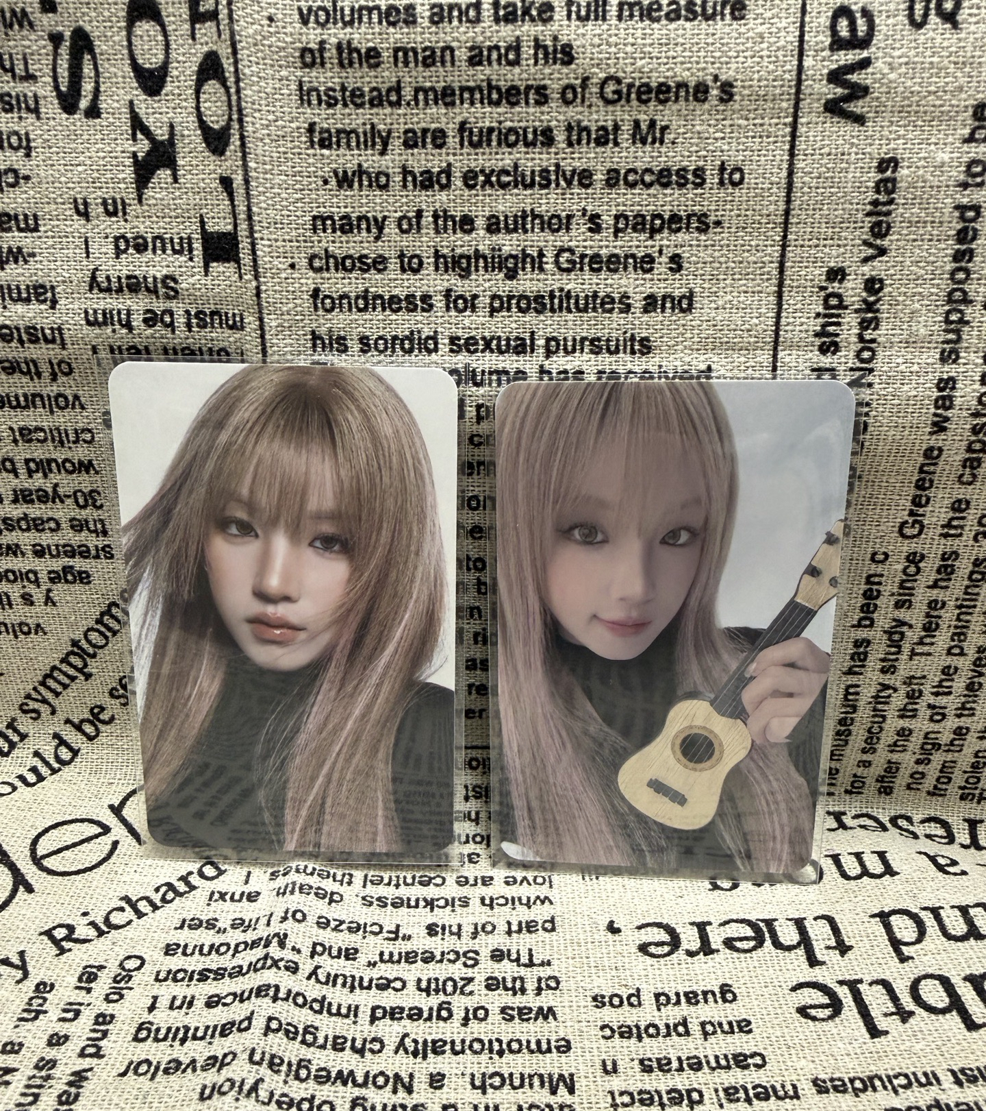 i-dle 雨琦 世巡場週隨機卡 官拍琦 吉他琦