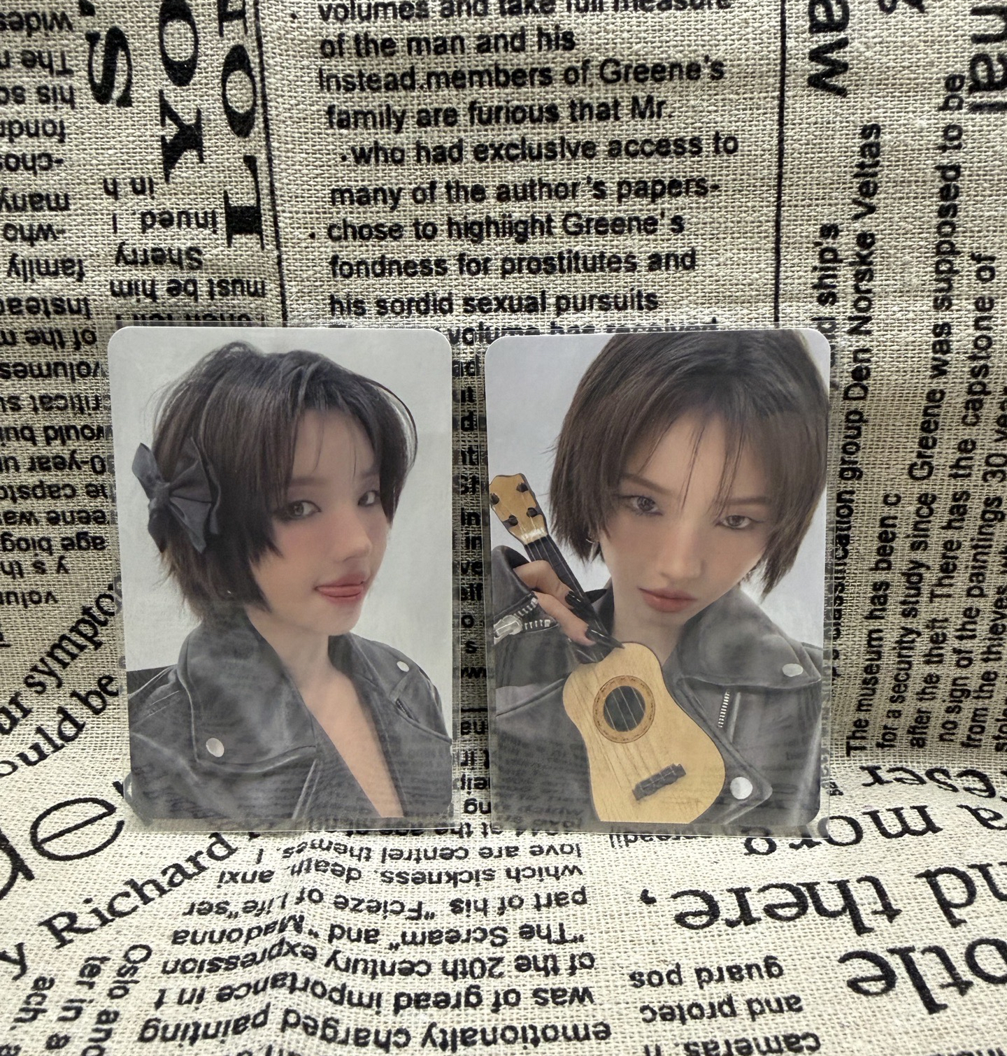 i-dle 小娟 世巡場週隨機卡 蝴蝶結娟 吉他娟