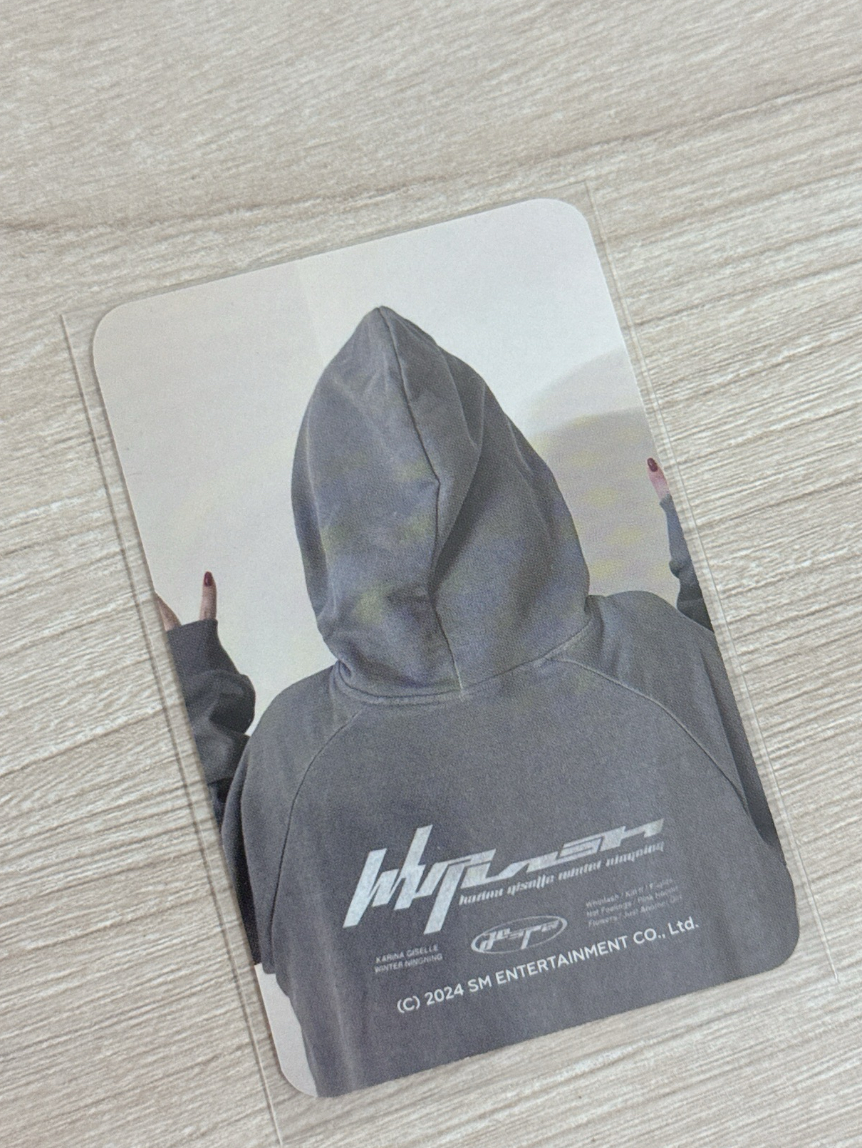 Whiplash快閃帽T柚卡（僅小卡，無周邊）