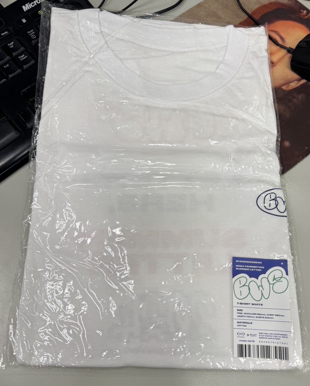 Summer Letter T恤 White 全新未拆