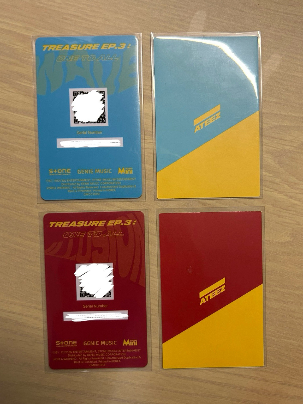 ATEEZ One to All 專輯卡