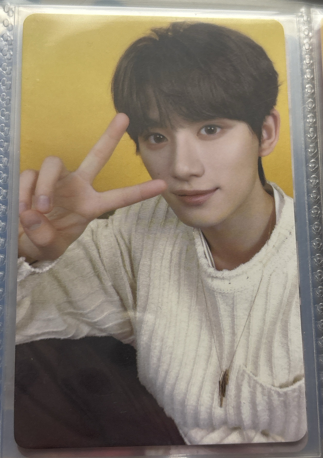 丁程鑫 二專團封 黃底單人卡