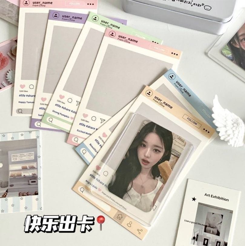 ins 風卡背（6個）