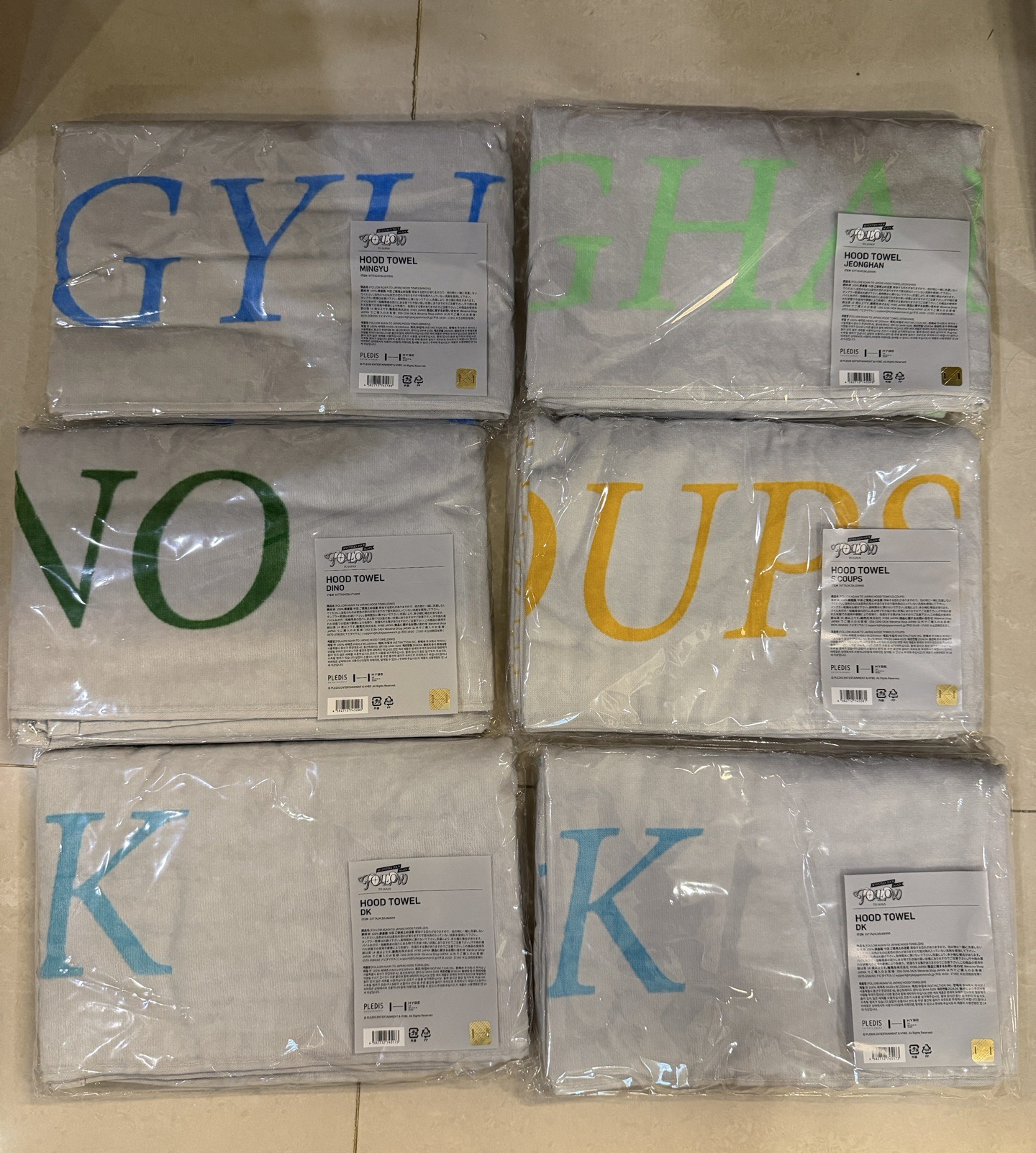 Follow Again 日巡毛巾帽 毛巾 