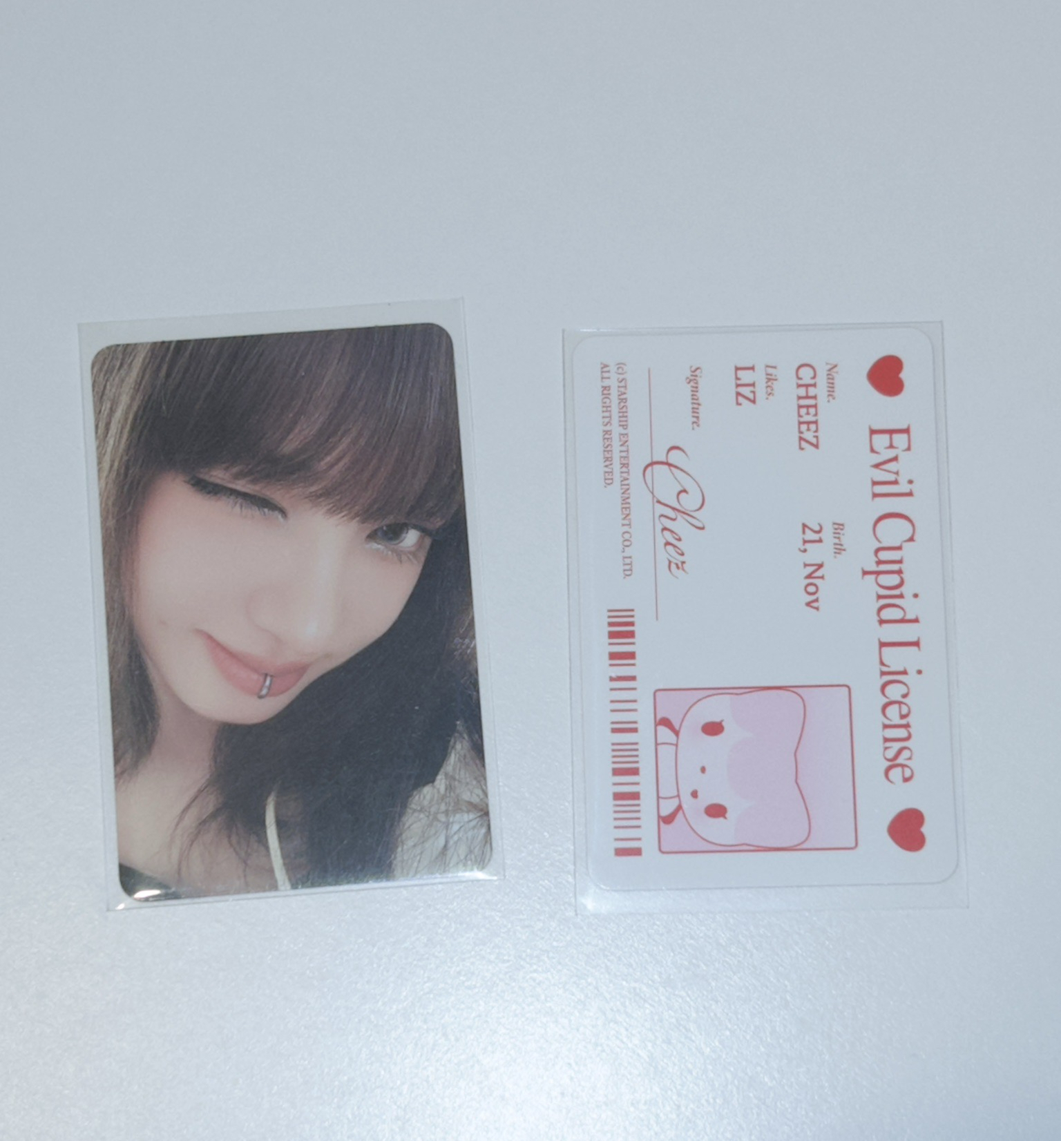 栗子專卡 一套兩張