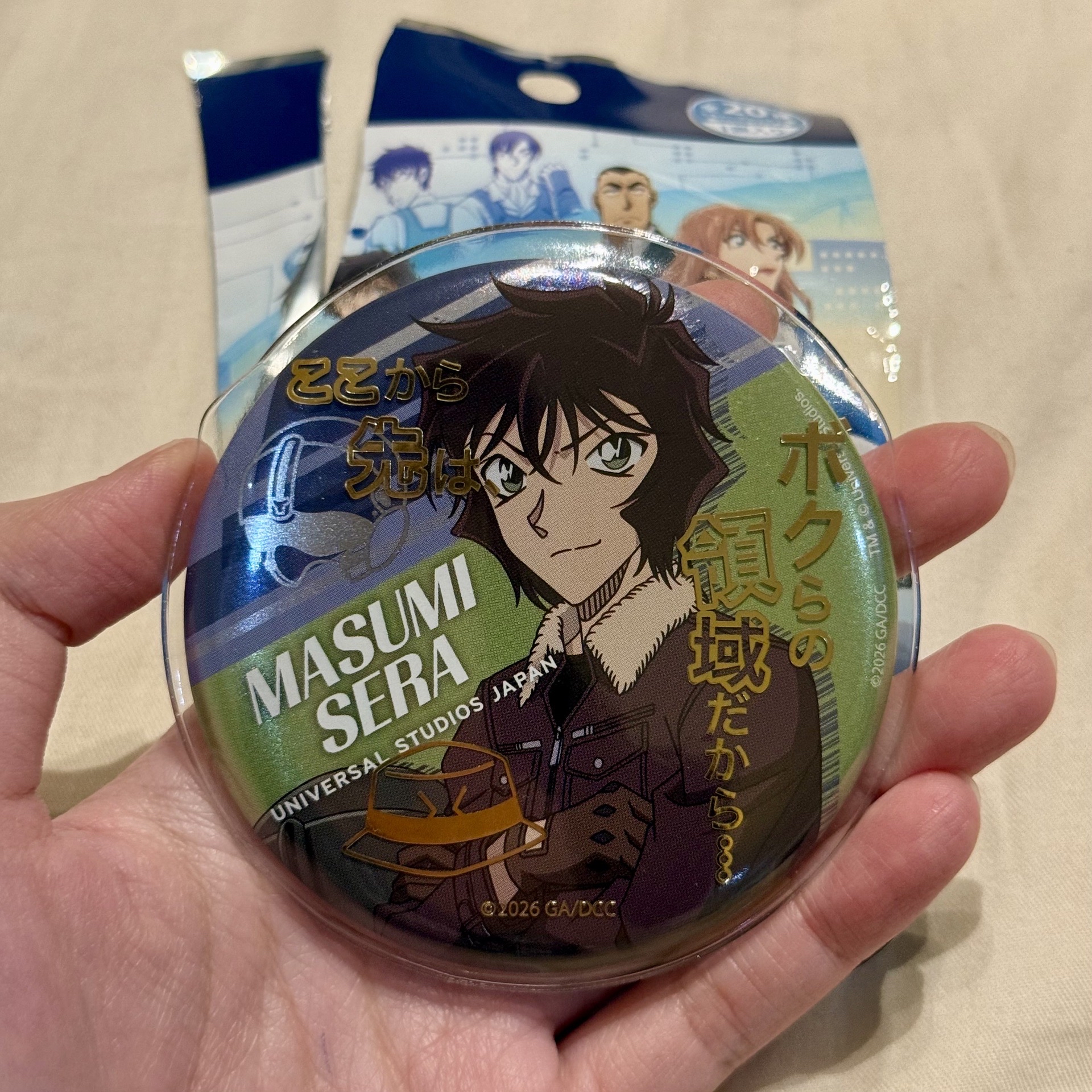 日本環球影城2026名偵探柯南徽章