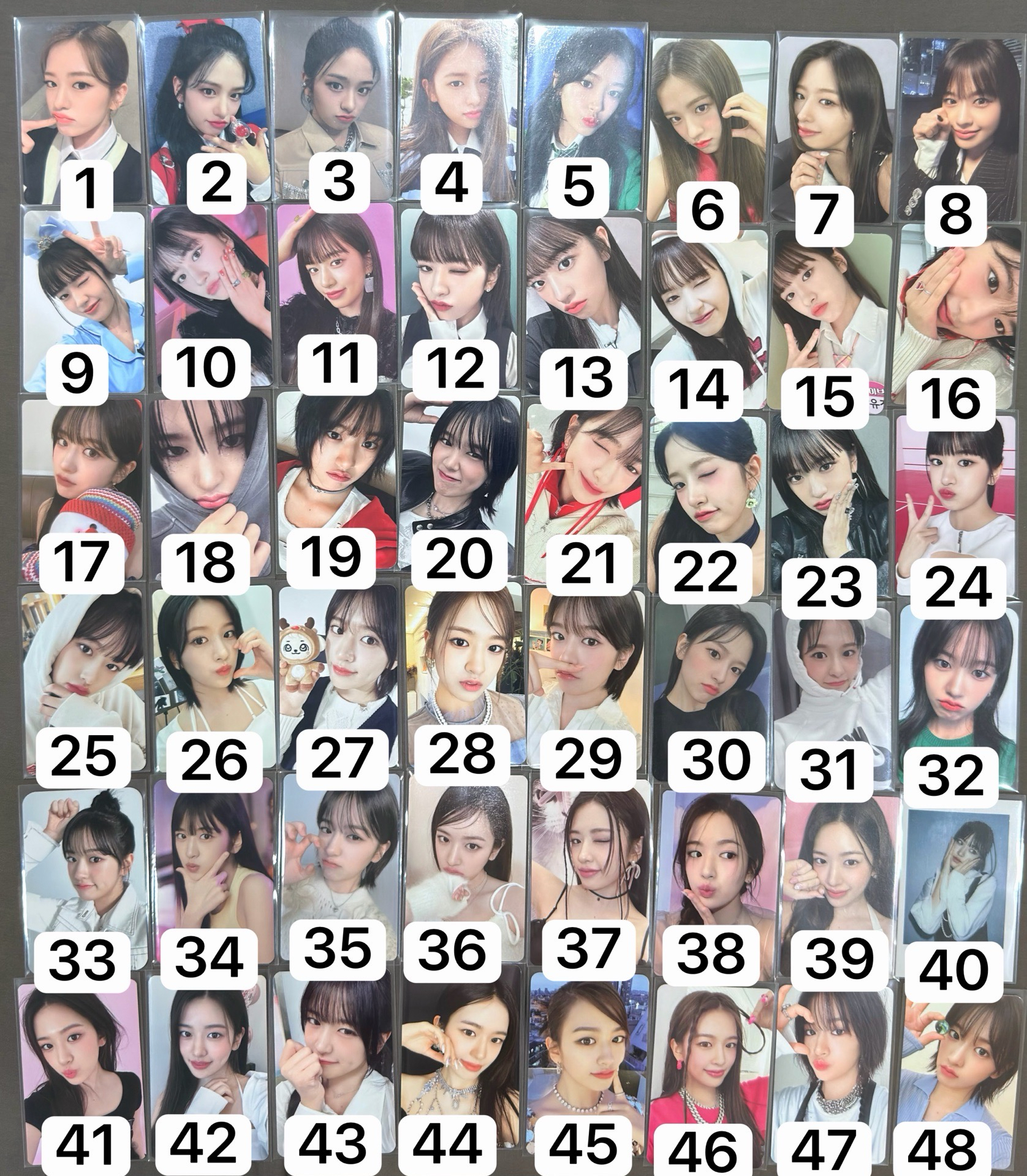 IVE YUJIN 兪真小卡