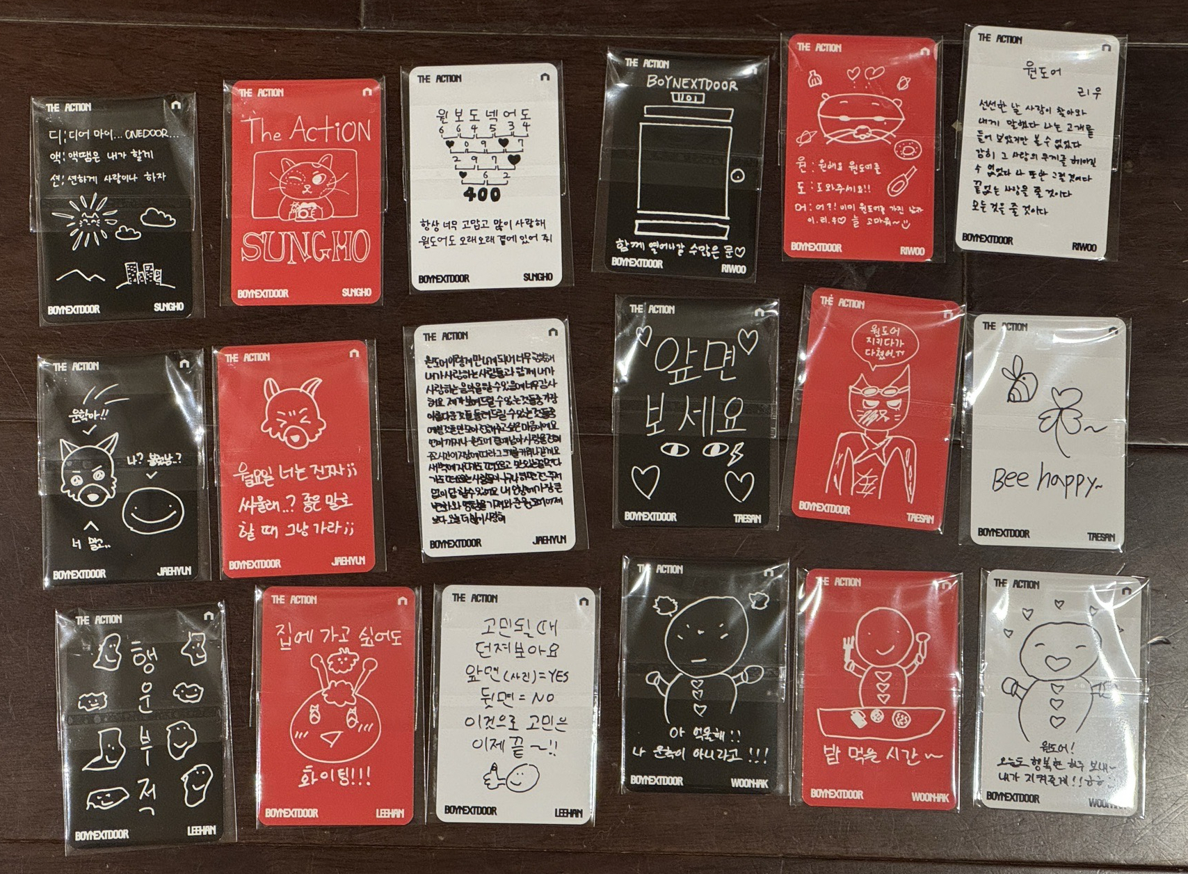 THE ACTION 專輯小卡