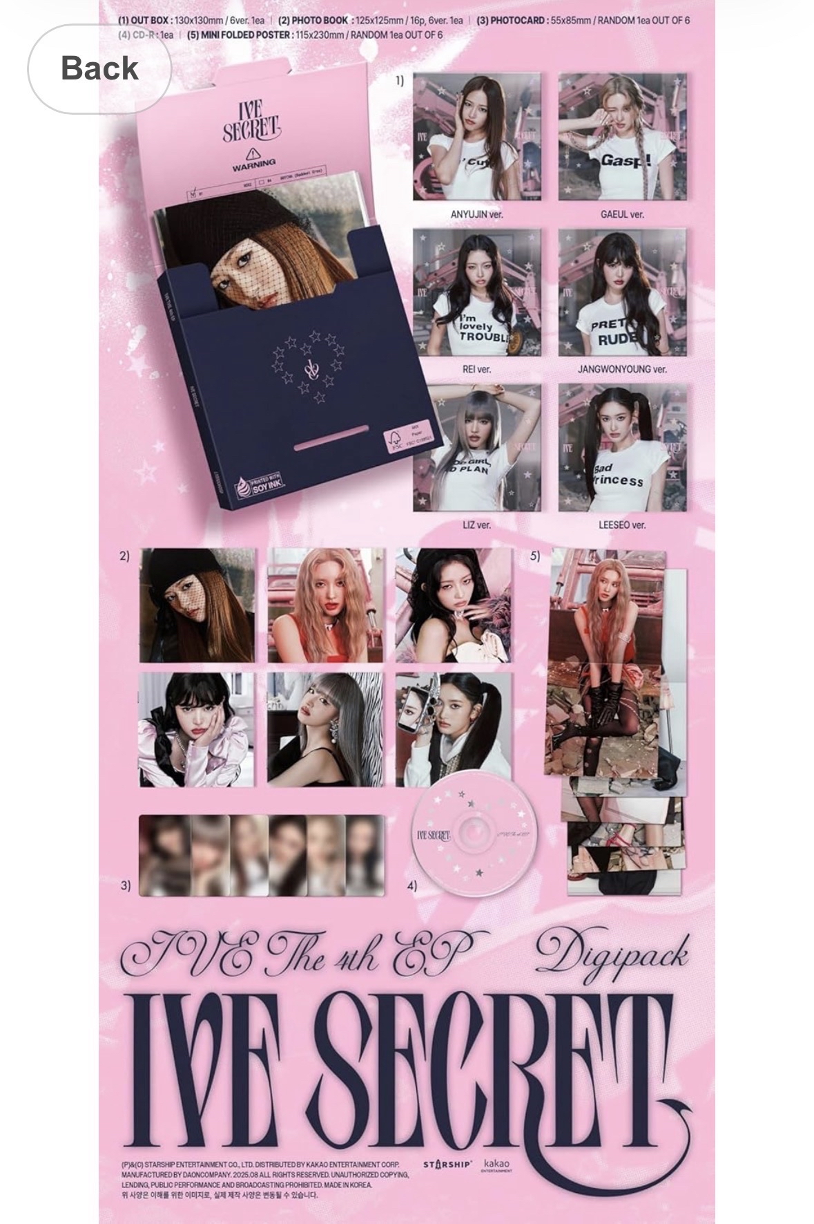 IVE SECRET DIGIPACK VER. 