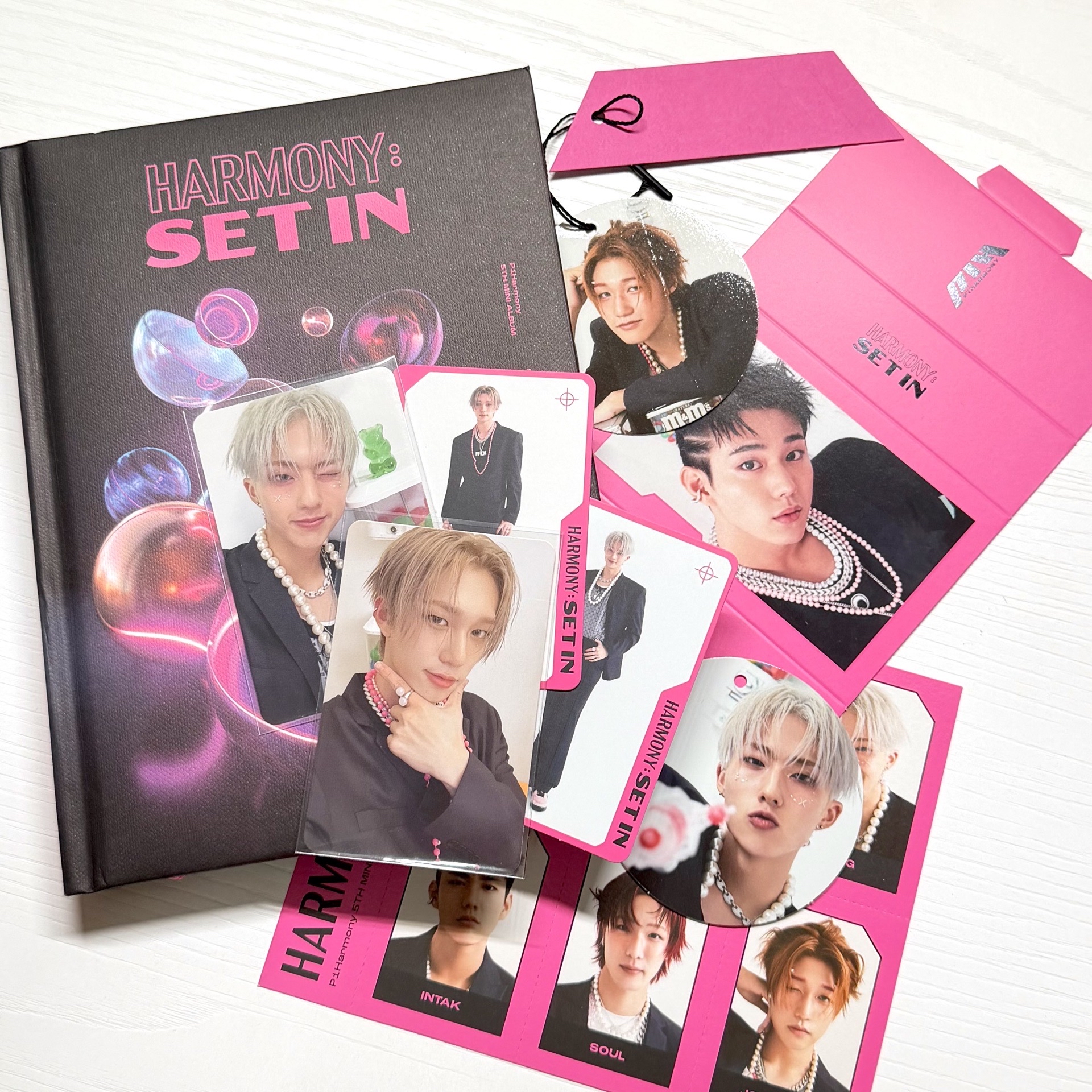  可直拍 已拆全專 HARMONY:SET IN (粉ver)