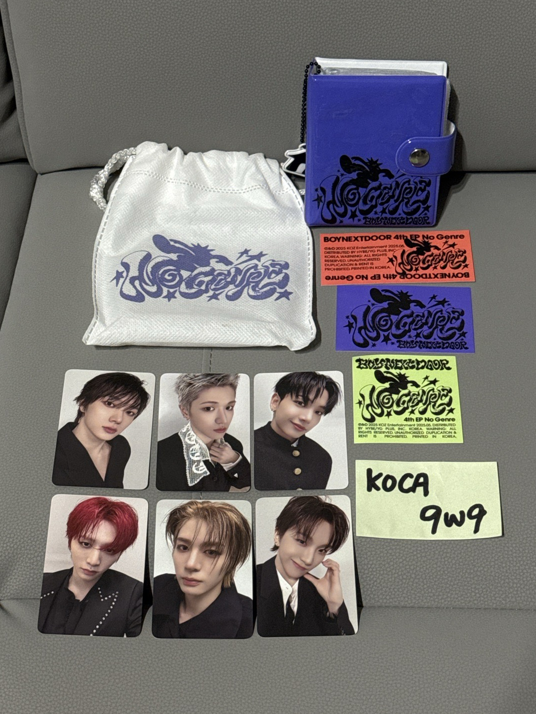 【全新/整組出】BND-No Genre 回歸sc逆應援