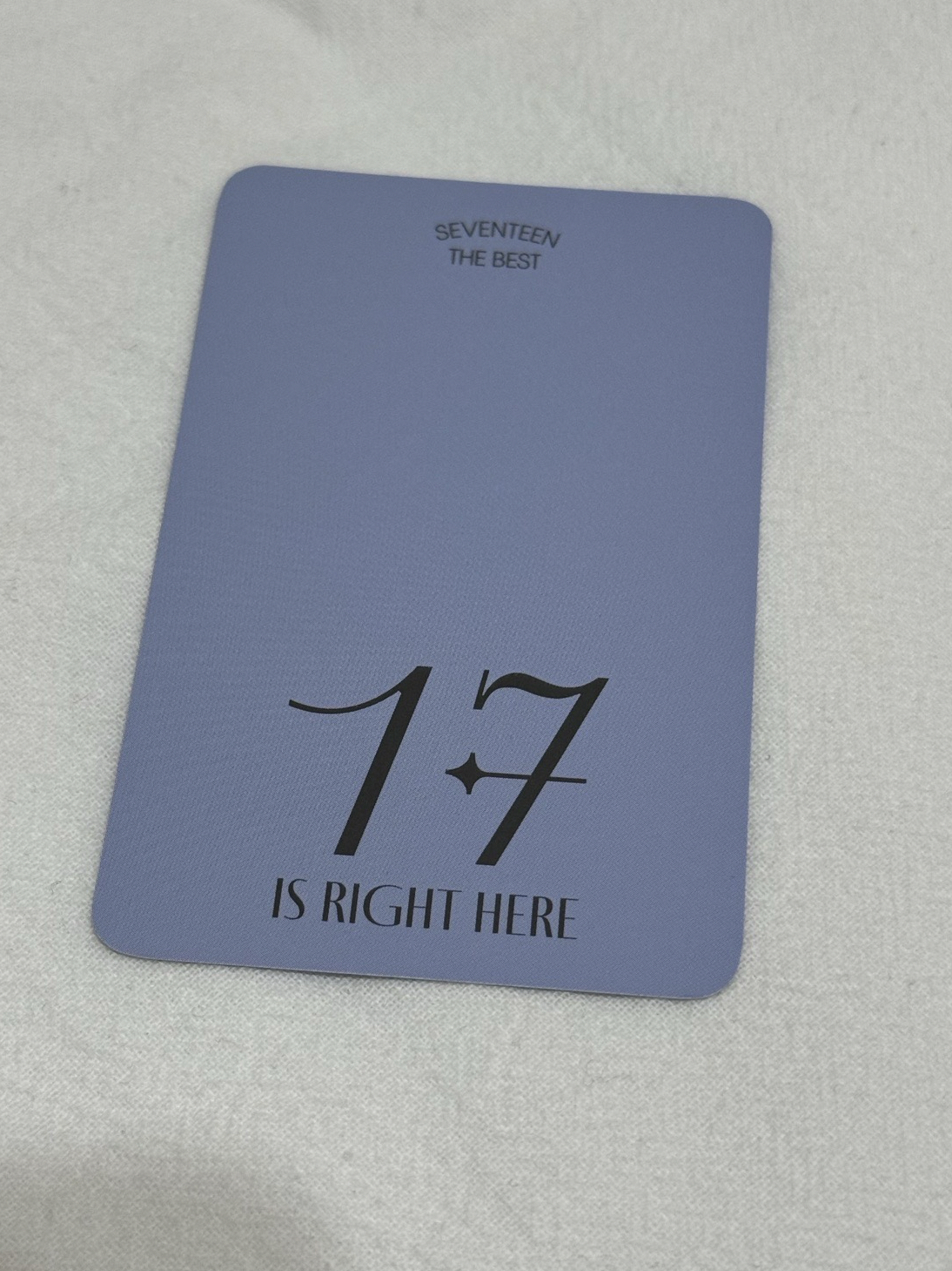 RIGHT HERE 精選專 BDM特典卡 八