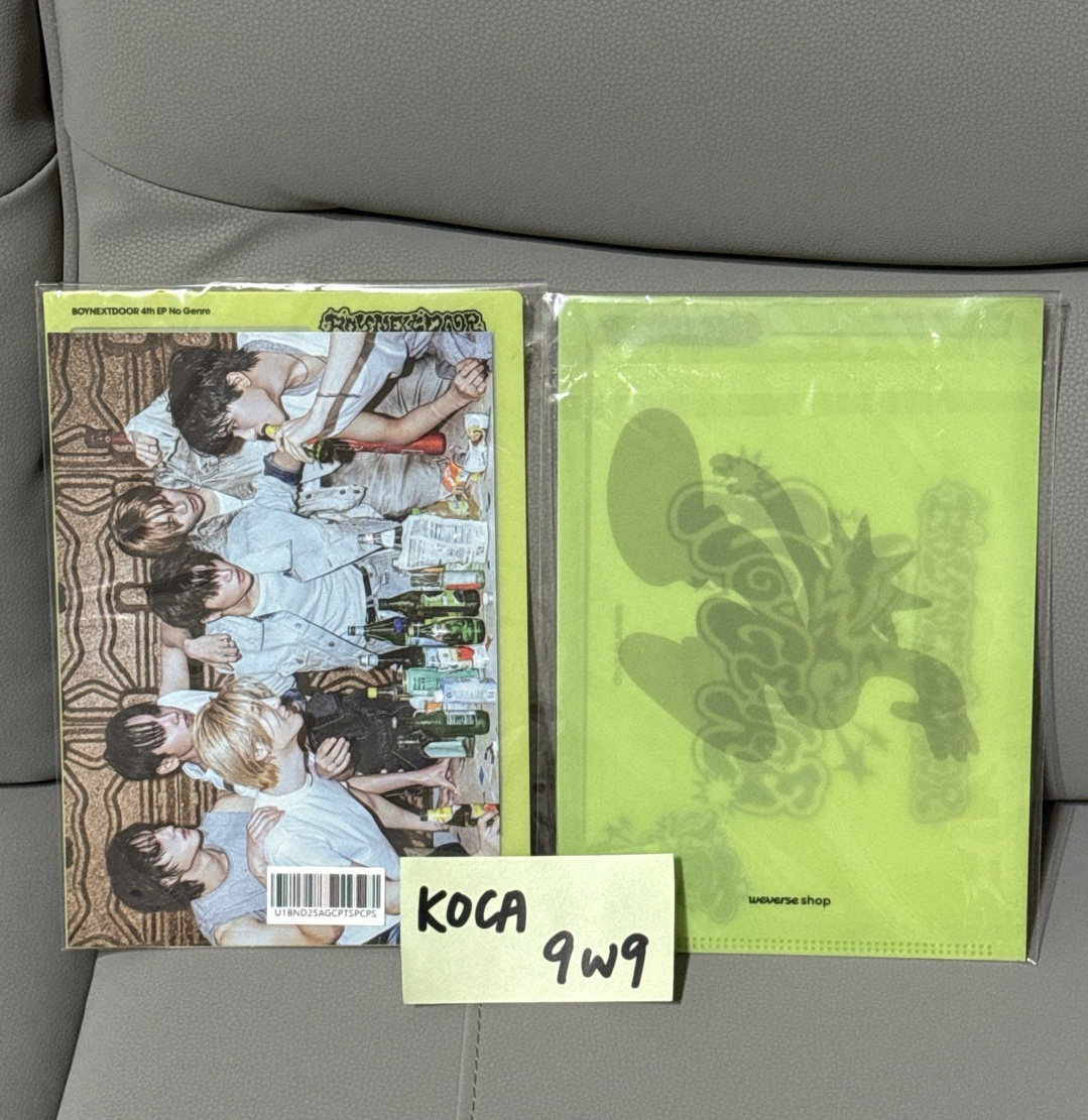 【套出】BND-No Genre 單封wvs預售特典