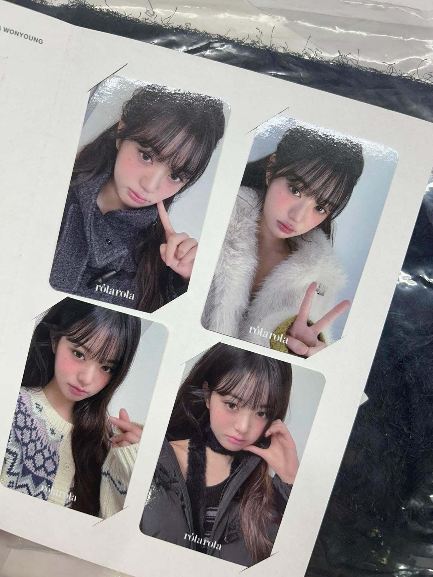 張員瑛 rolarola代言卡