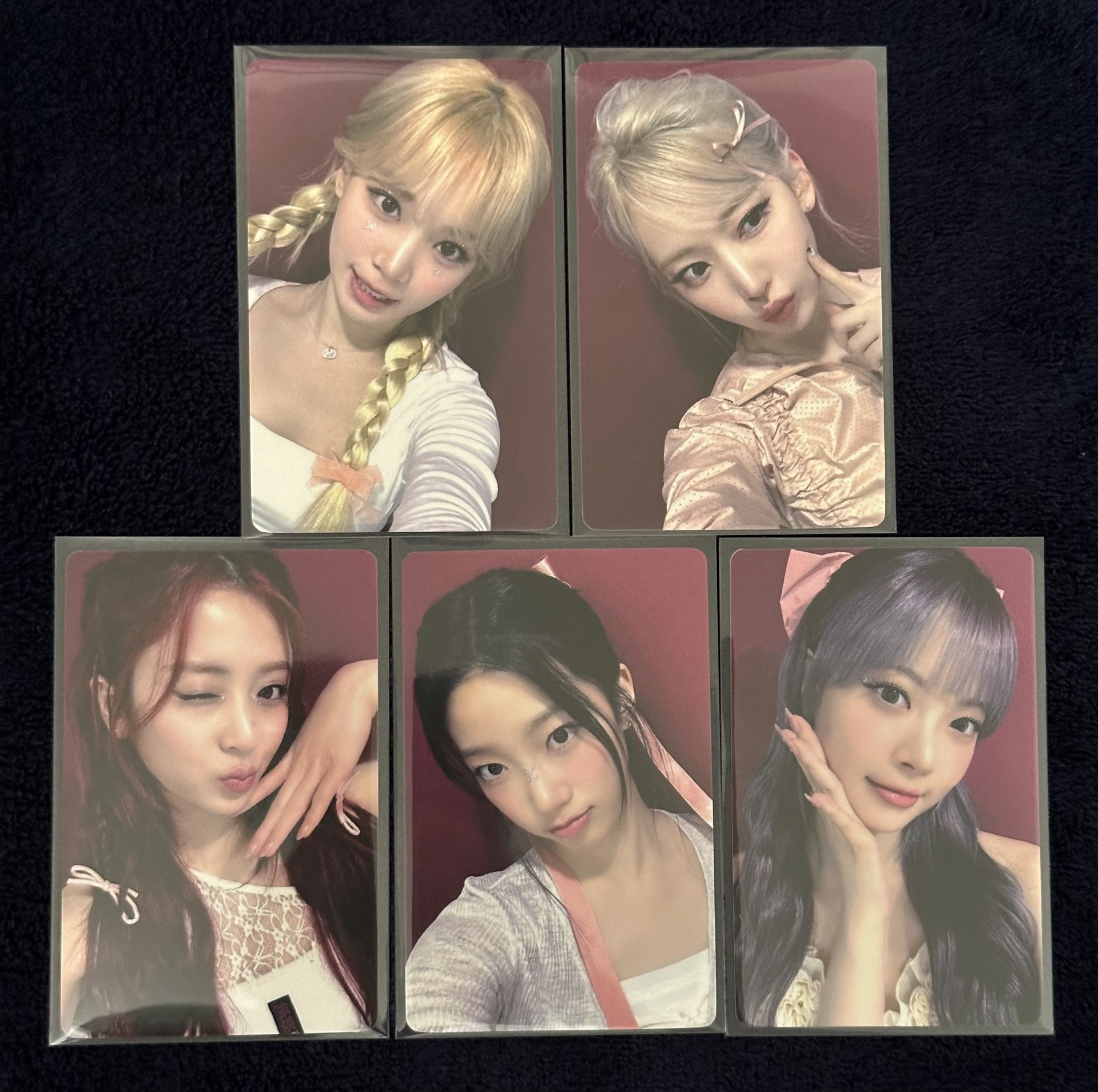 LESSERAFIM EASY yzy 3.0 簽售卡 特典卡一套