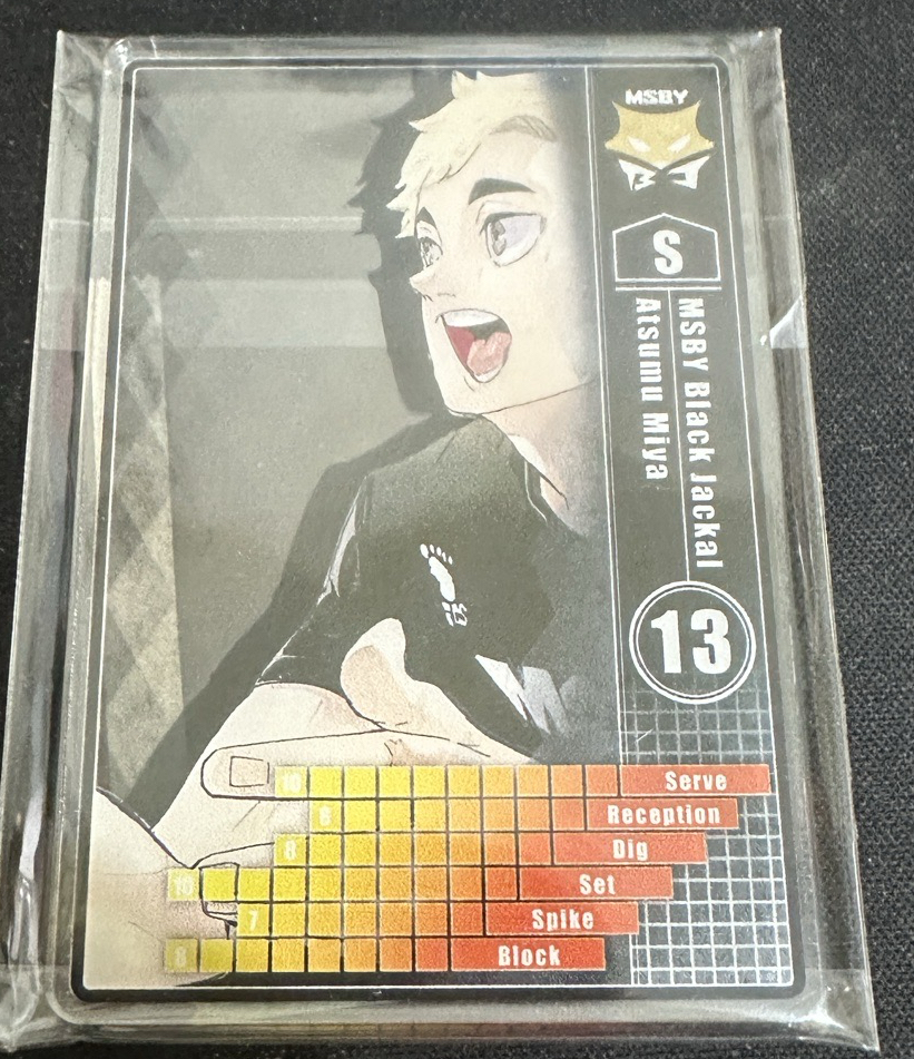 排球少年！ 宮侑 壓克力數據卡
