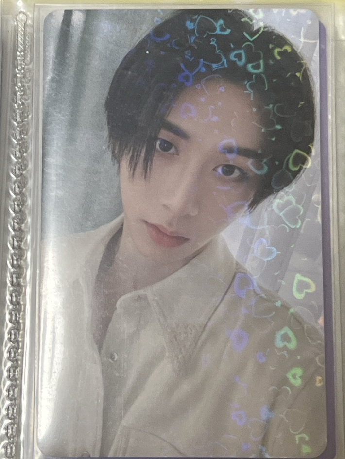 漢東旼 HOW? 日咖 單封 特典卡 愛心閃 