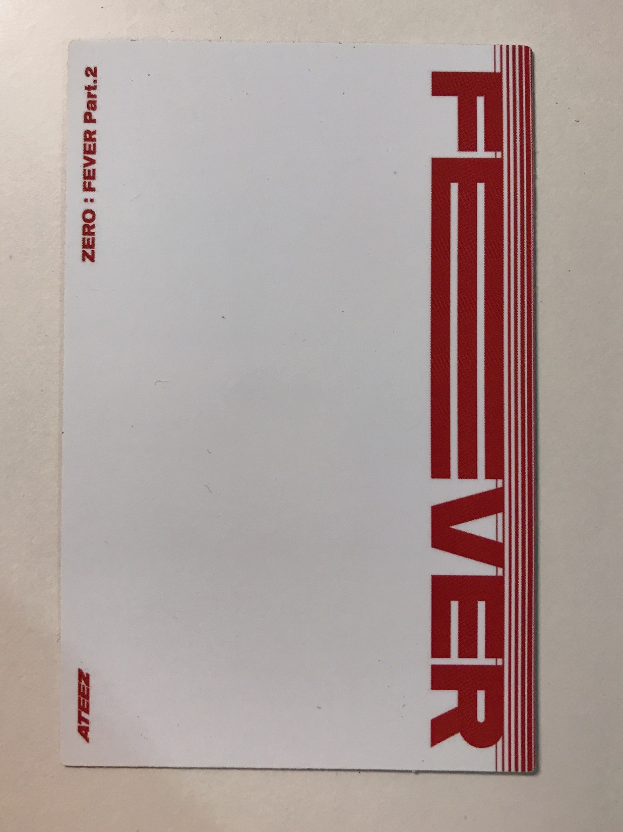 朴星化 Fever pt.2 MMT 簽售卡