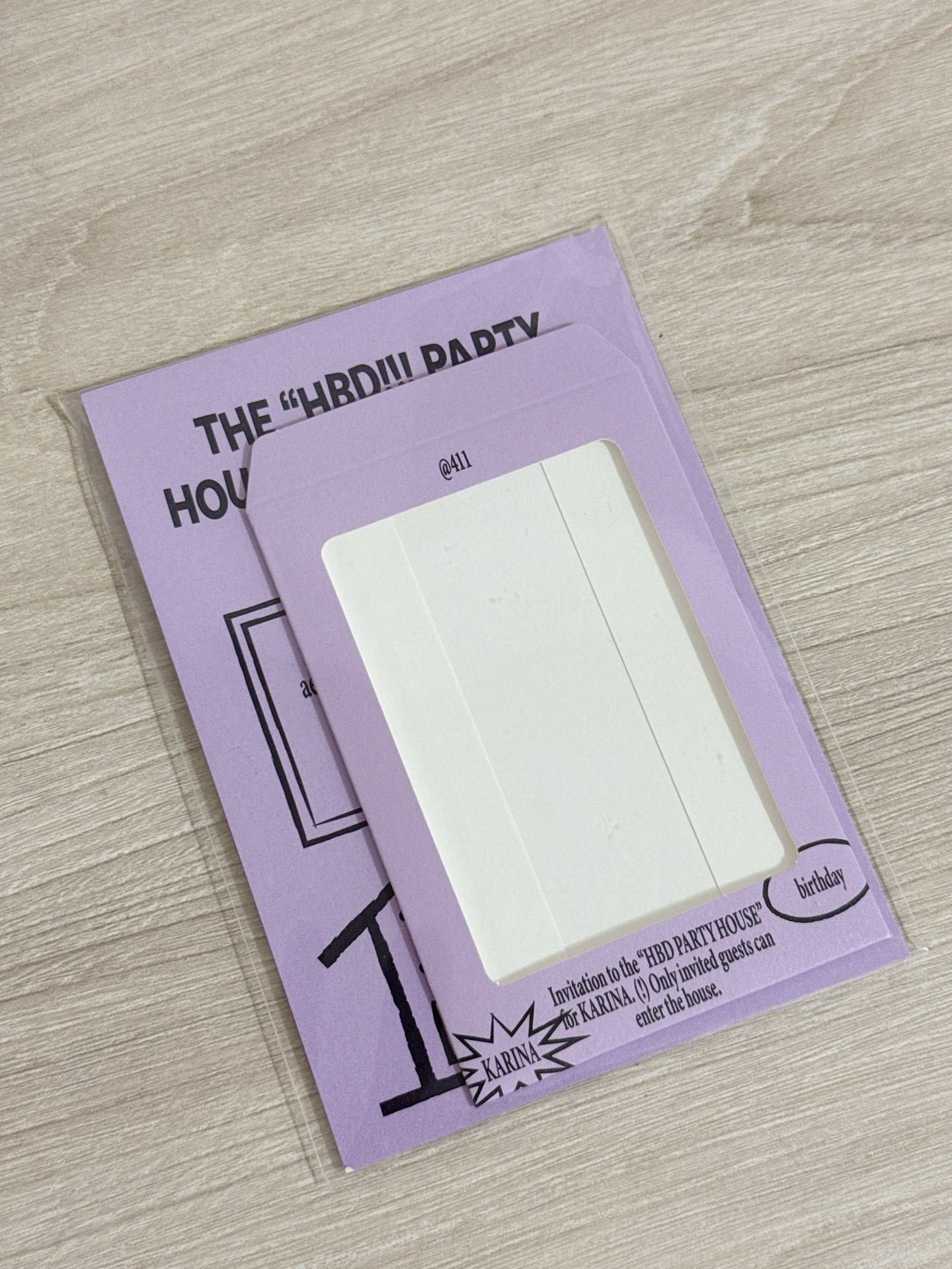 25生日卡柚（附原包裝）