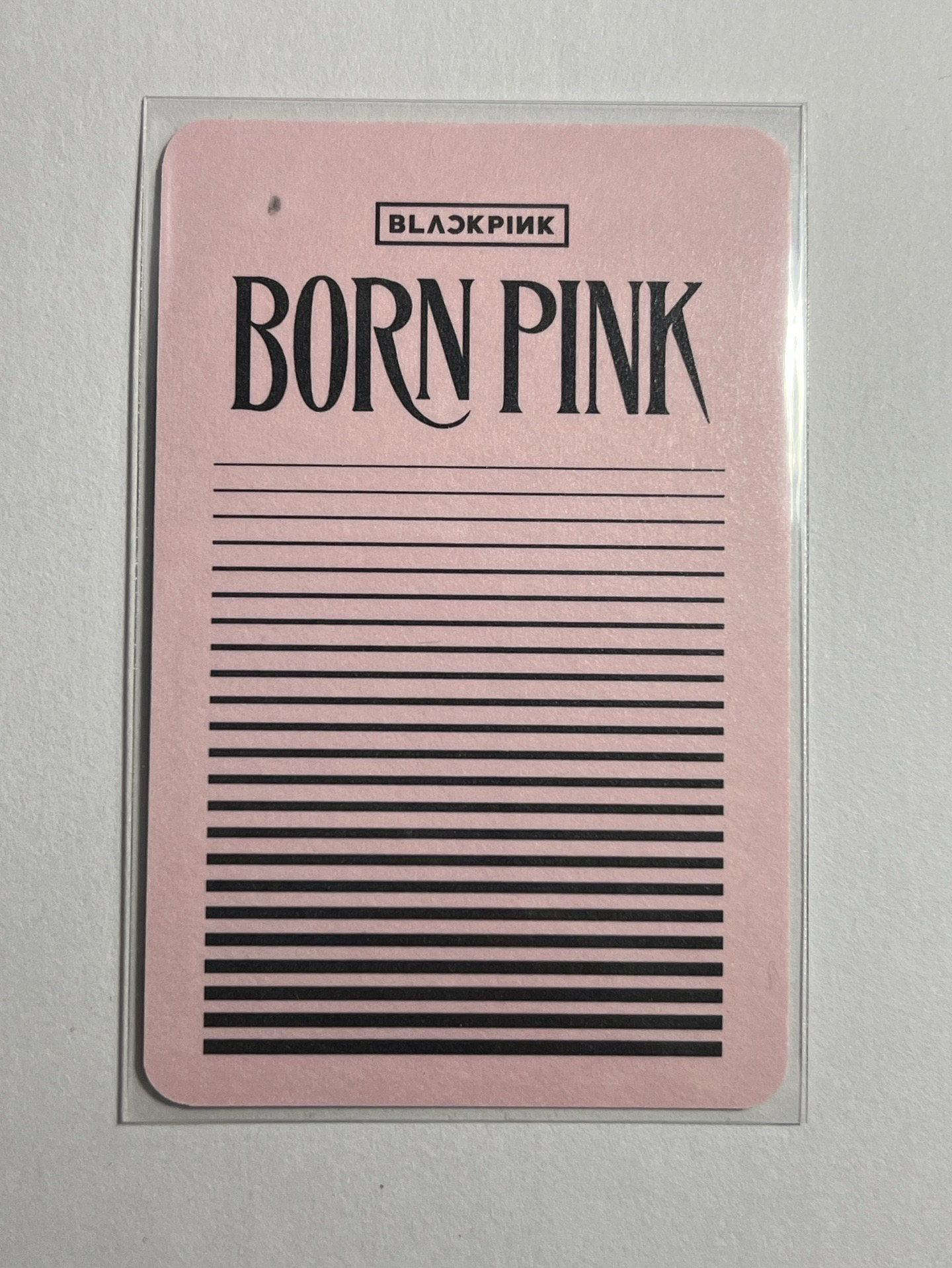 Blackpink Born Pink首爾演唱會 歌詞卡一套