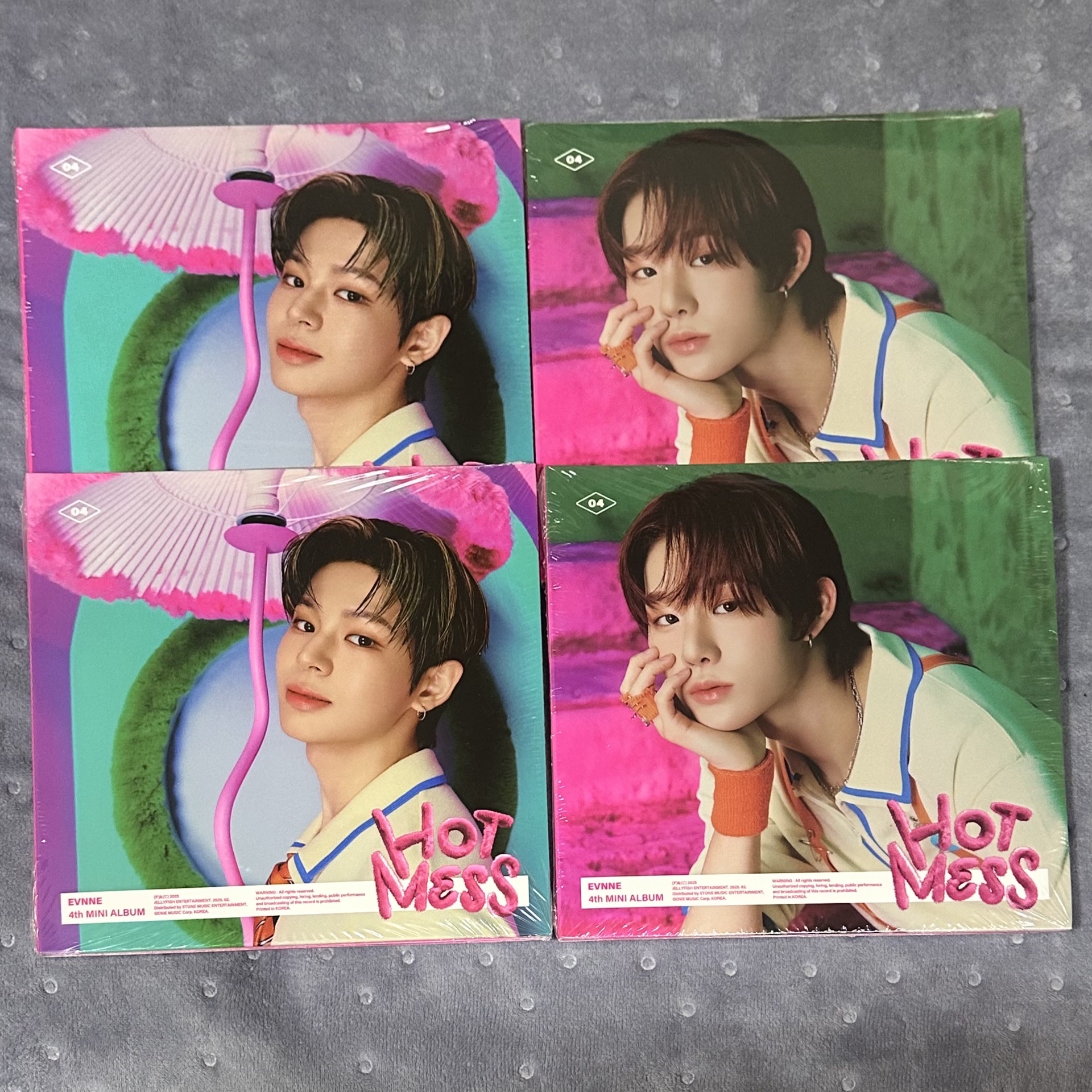 EVNNE 迷四HOT MESS單封（文淨炫/池允瑞）