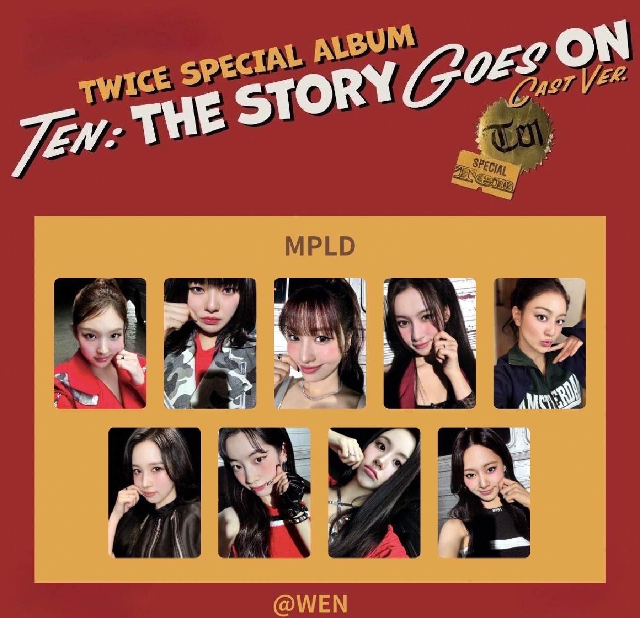 彩瑛 10週年MP 幸運卡