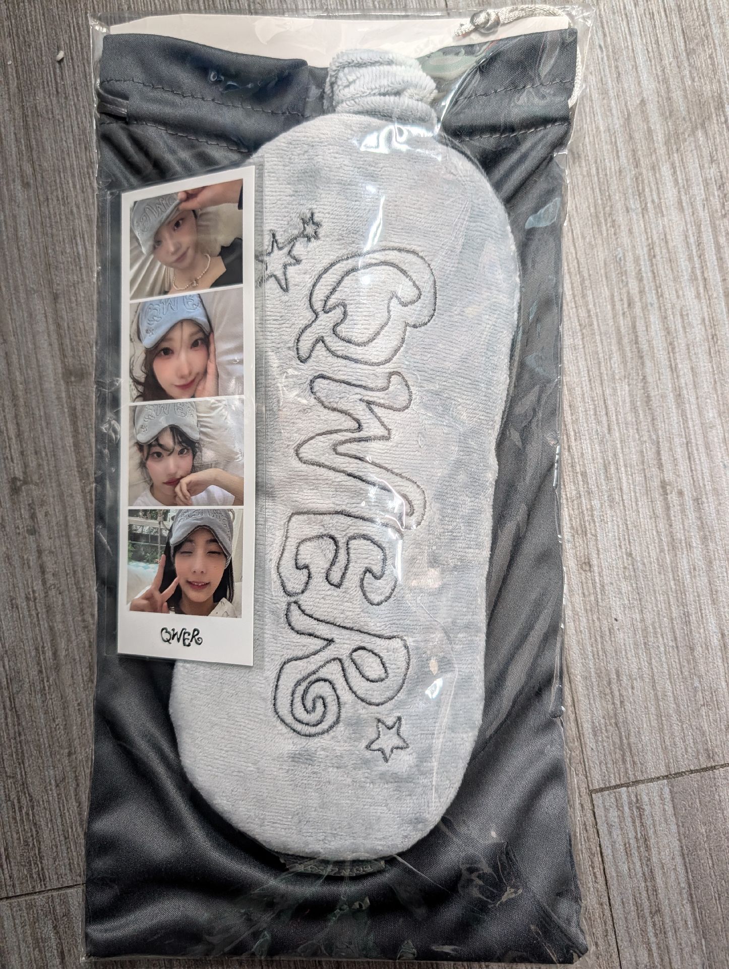絕版線下限定QWER Sleeping Eye Mask Set(+Pouch)