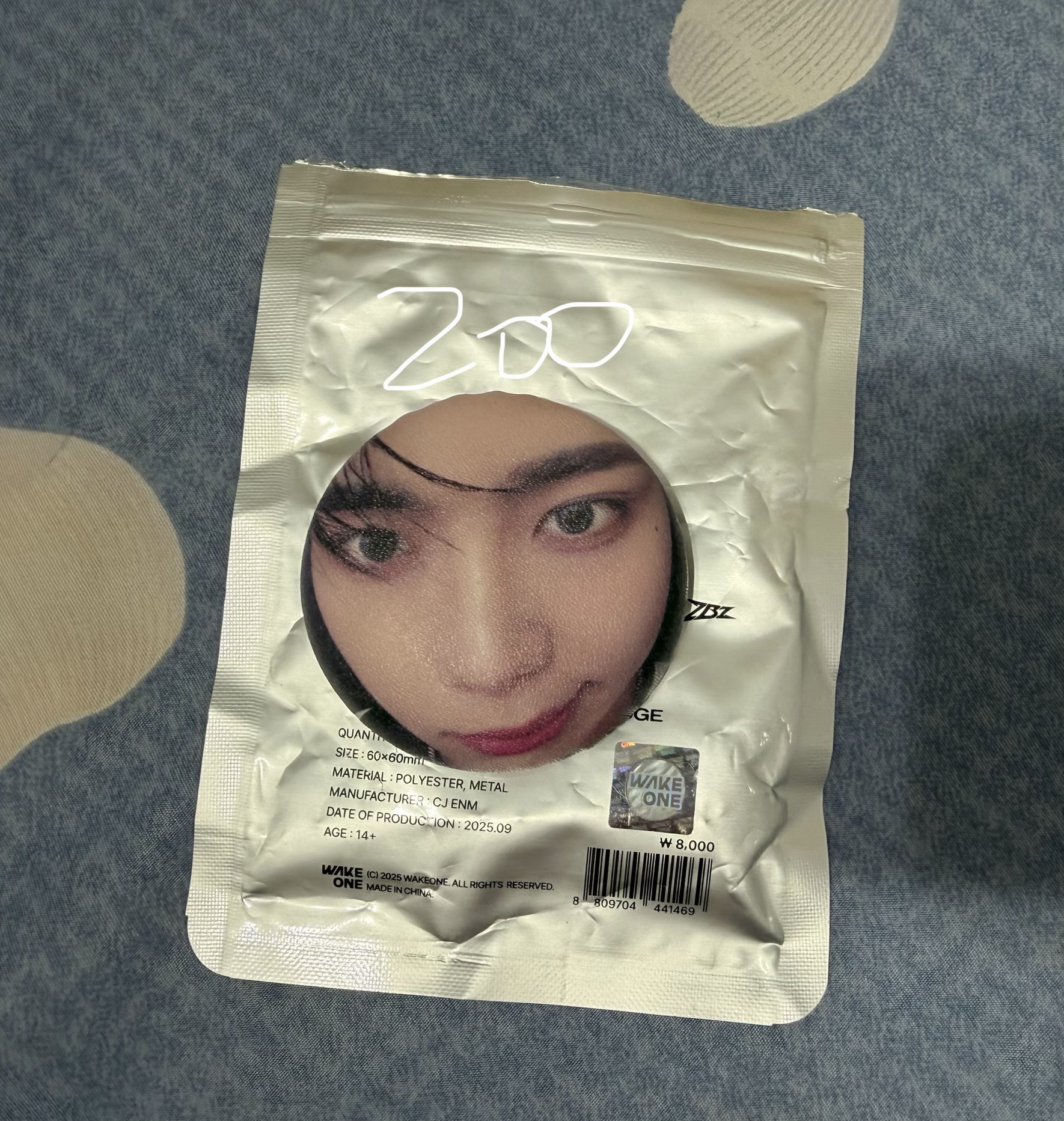 ZB1 大臉徽章 演唱會周邊 徽章旭