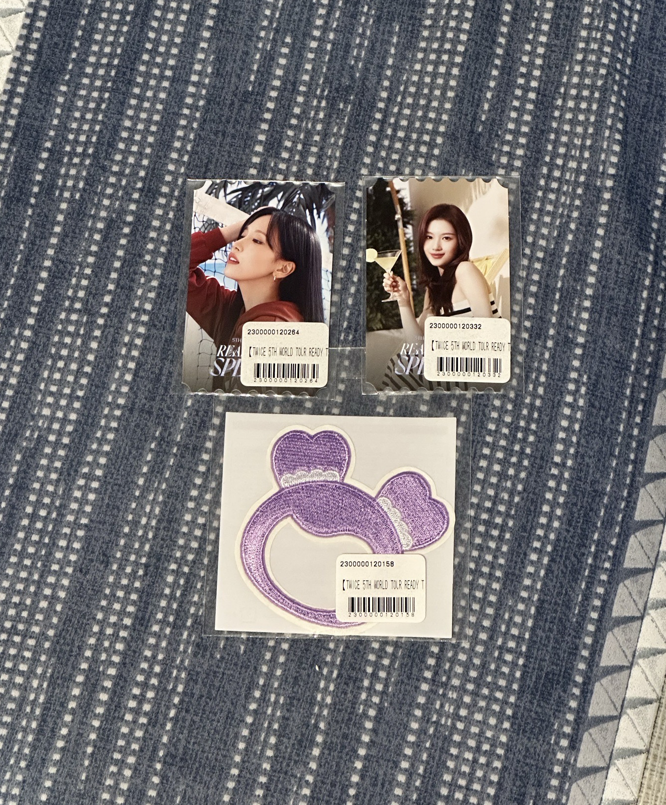 五巡特別場一番賞刺繡貼紙 票卡