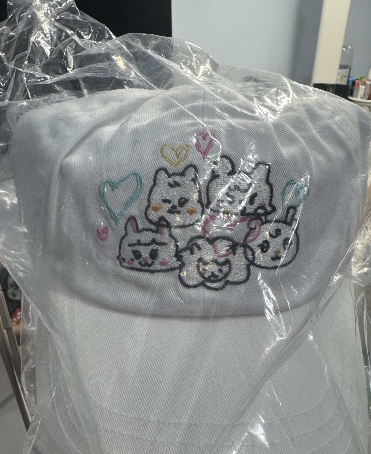 klaxon pop up I-dle line friend 快閃帽子