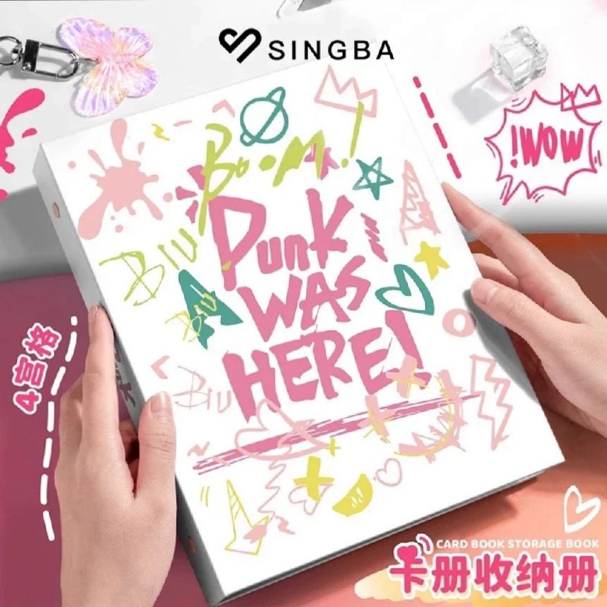 塗鴉卡冊（4格）+20張3吋內頁+擋板