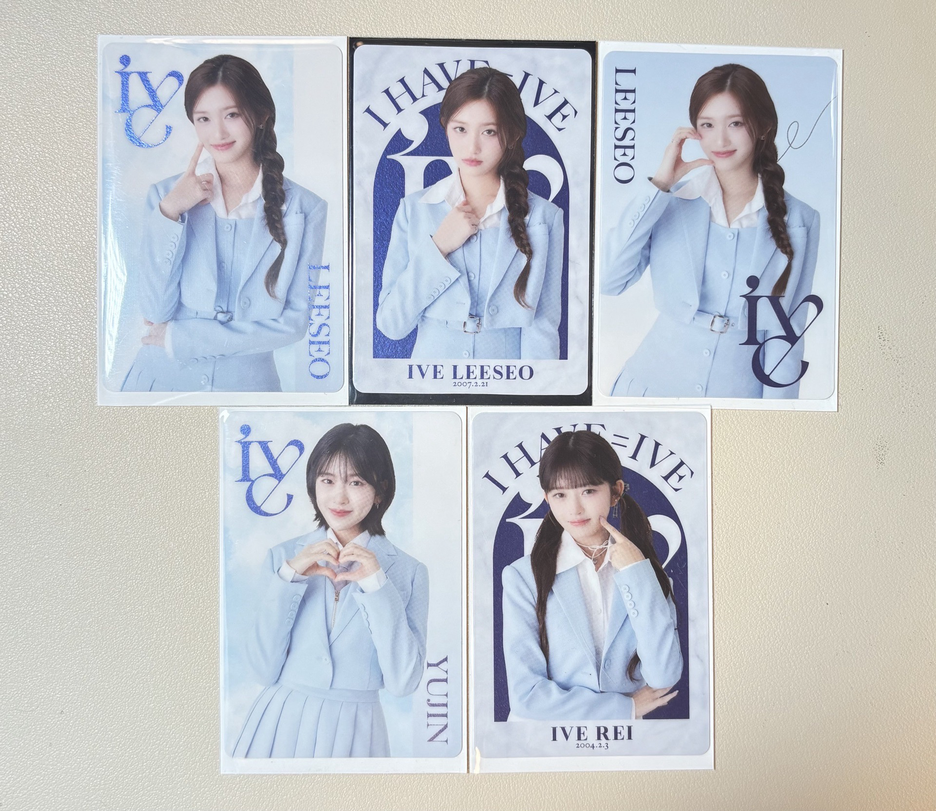 IVE餅乾卡