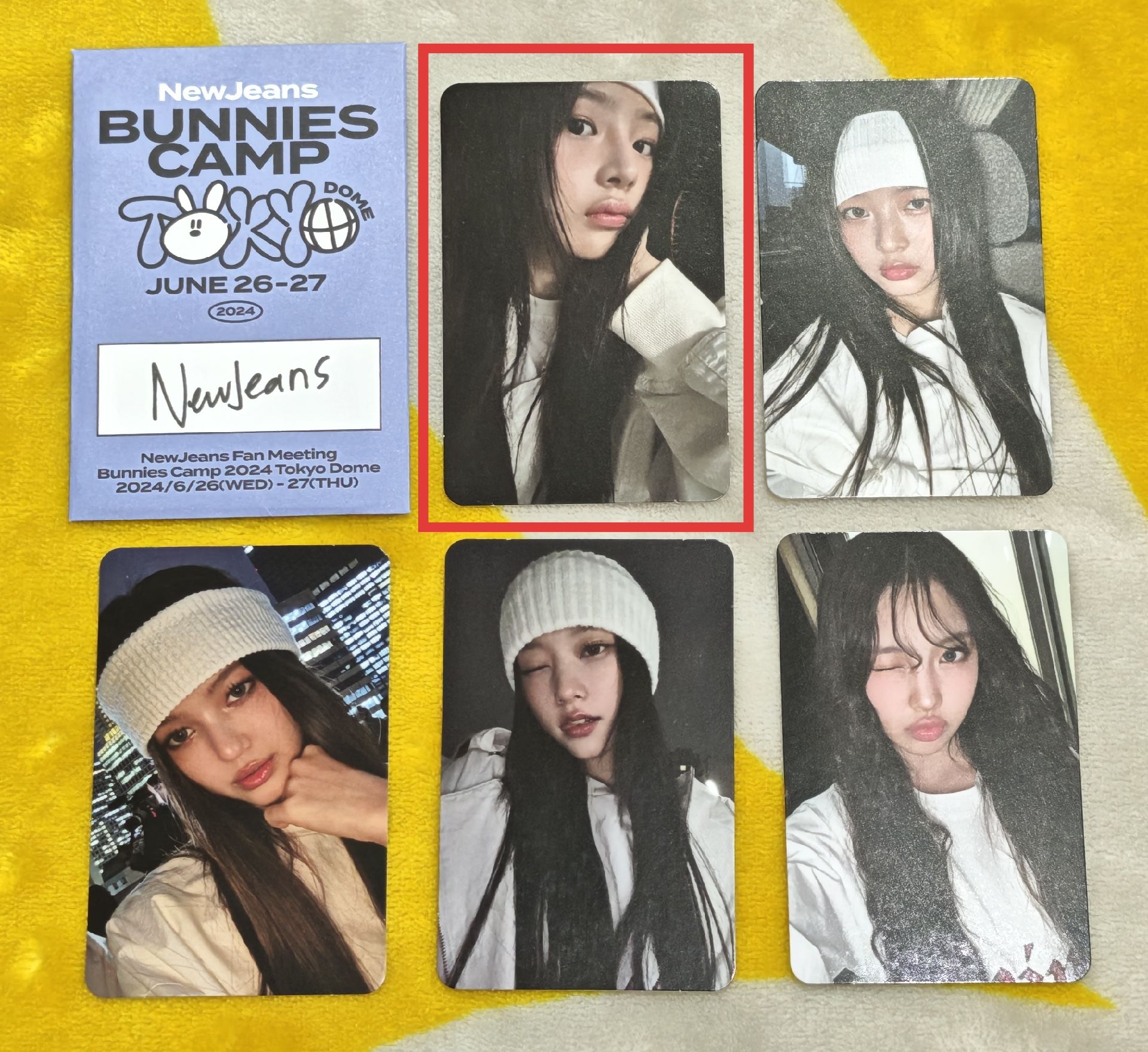 【Minji玟池】NewJeans 2024 東京巨蛋場 P席限定成員小卡(拆售)