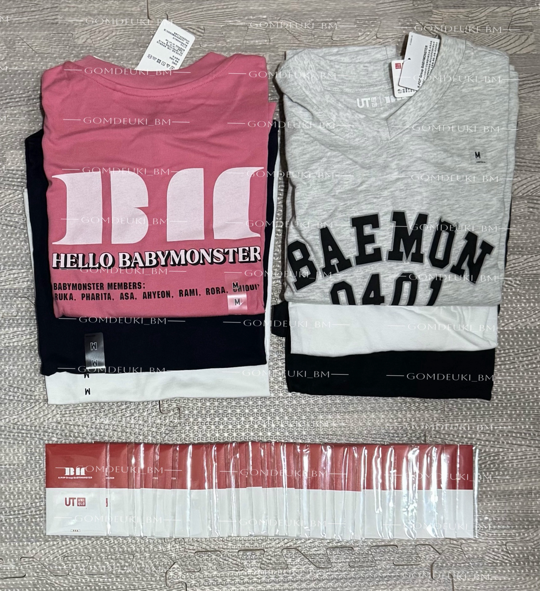 現貨 · BM UNIQLO代言卡（整套未拆）