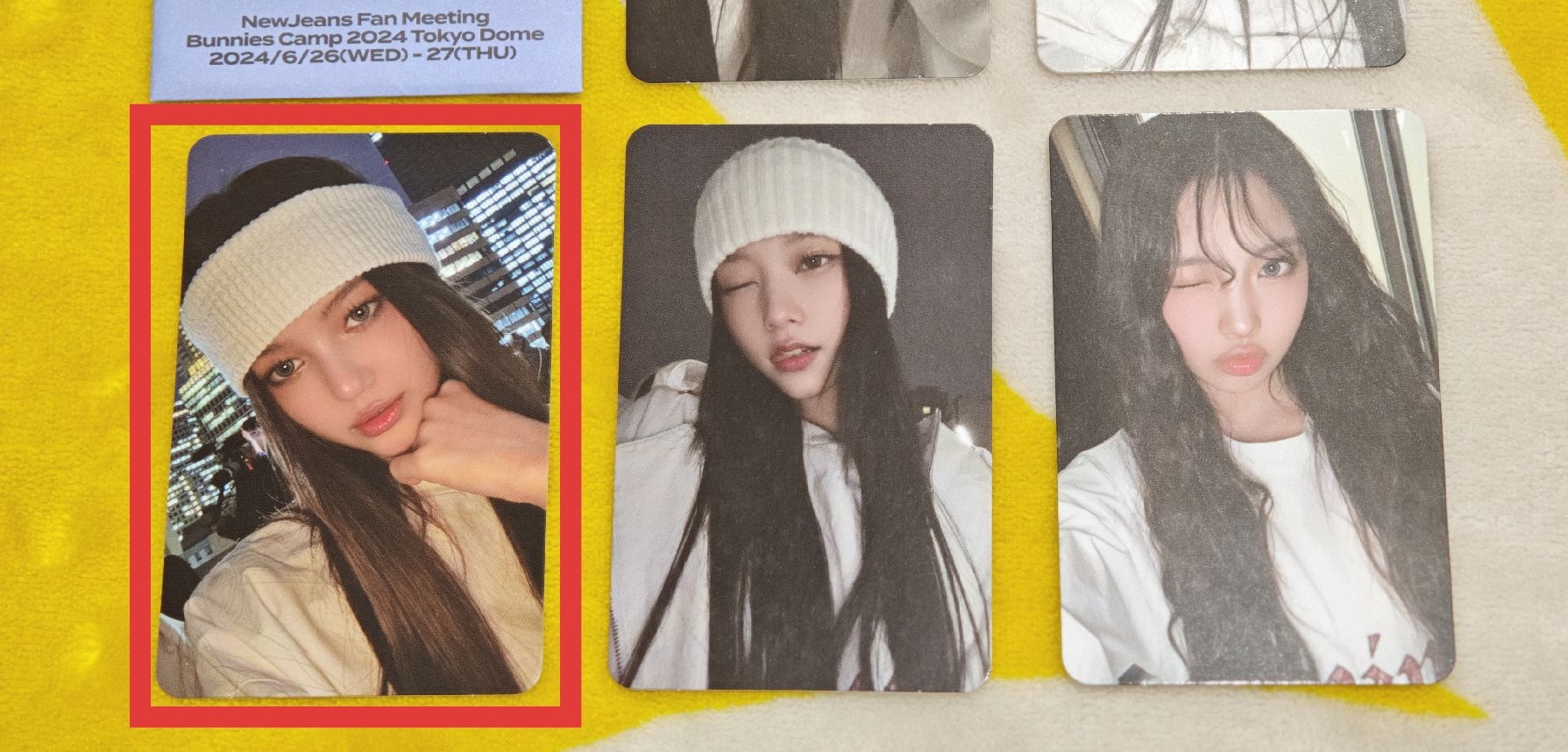 【Danielle丹尼爾】NewJeans 2024 東京巨蛋場 P席限定成員小卡(拆售)