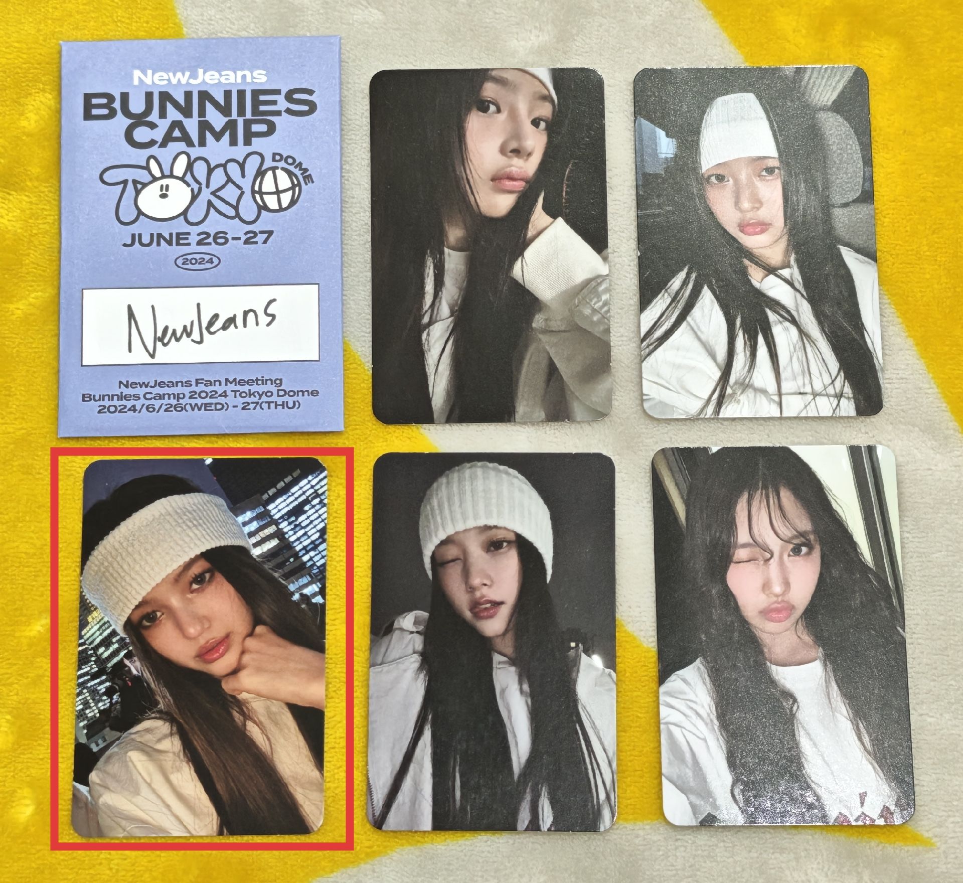 【Danielle丹尼爾】NewJeans 2024 東京巨蛋場 P席限定成員小卡(拆售)